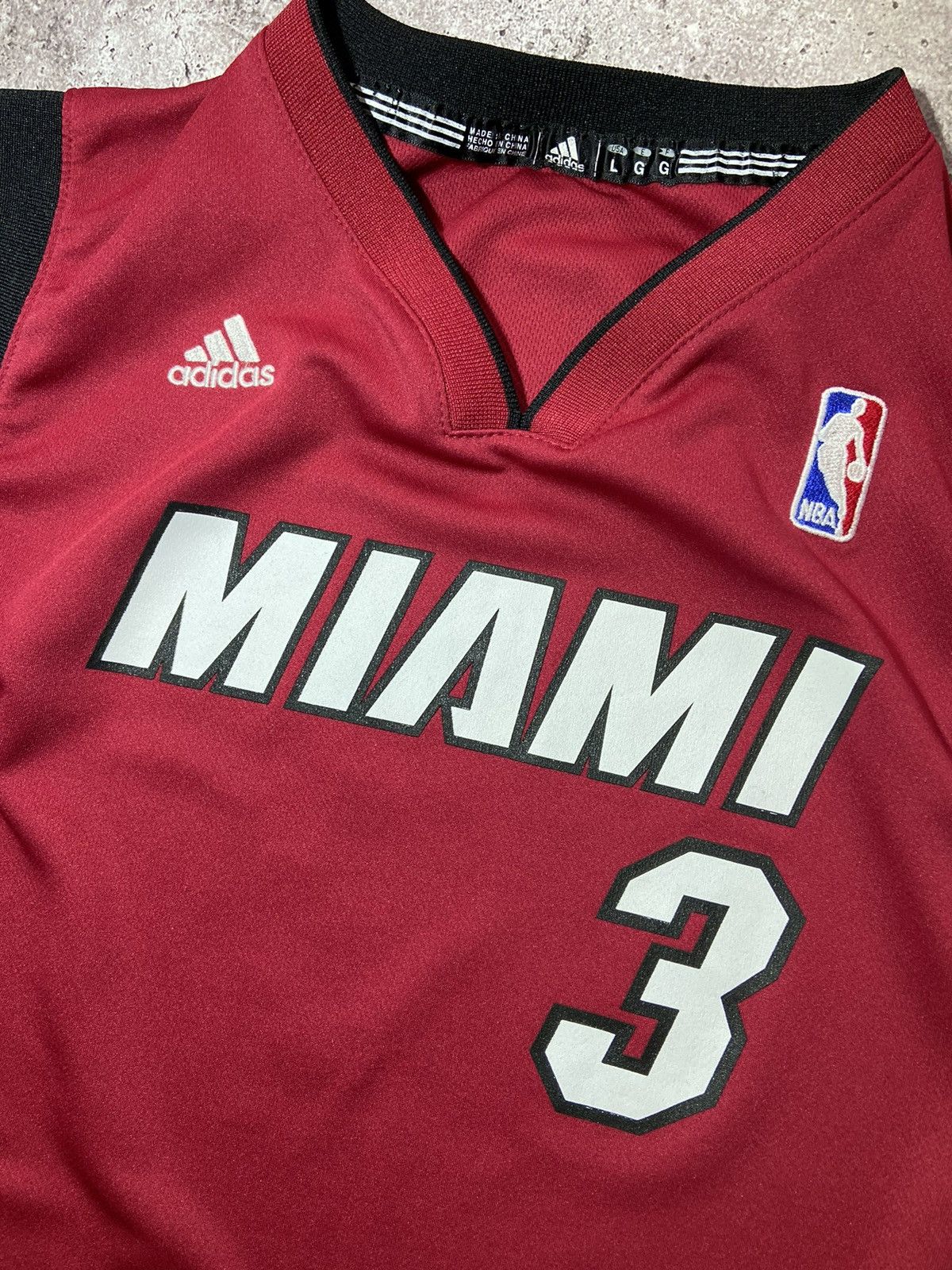 Adidas × NBA Miami Heat Dwyane Wade NBA Basketball Jersey T-shirt Size US L / EU 52-54 / 3 - 5 Thumbnail