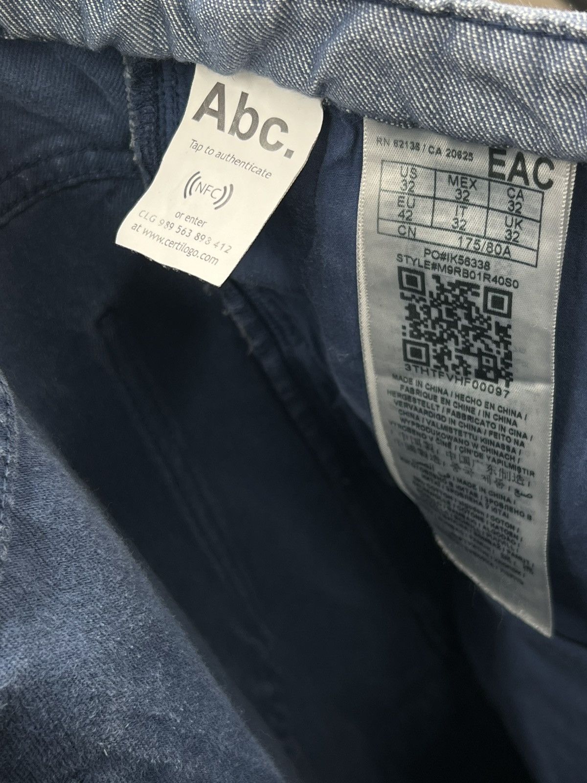 Advisory Board Crystals × Guess Advisory Board Crystals Blue Reflective Cargo Pants Men’s 32 Size US 32 / EU 48 - 6 Thumbnail