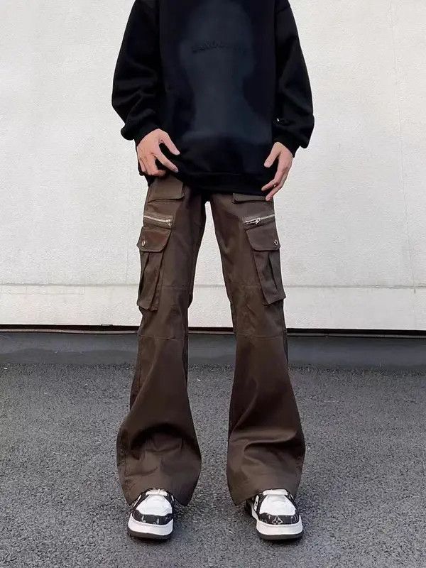 Japanese Brand VIBE Retro casual street large pocket cargo trousers Size US 30 / EU 46 - 2 Thumbnail
