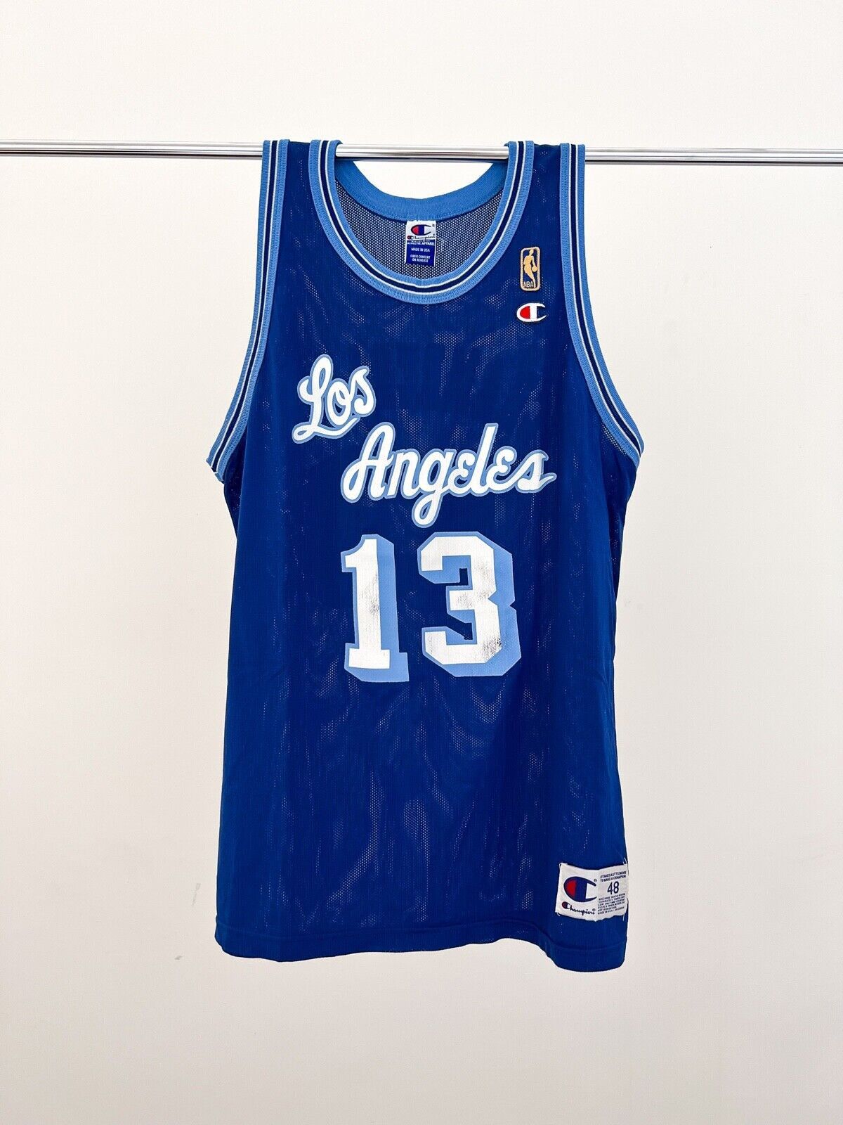 Champion Wilt Chamberlain - LA Lakers - Blue Script Champion Jersey Size US XL / EU 56 / 4 - 1 Thumbnail