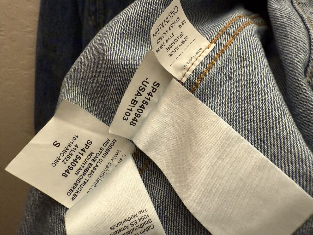 Calvin Klein Calvin Klein Trucker Stone Mountain Denim Jacket Size US S / EU 44-46 / 1 - 10 Thumbnail