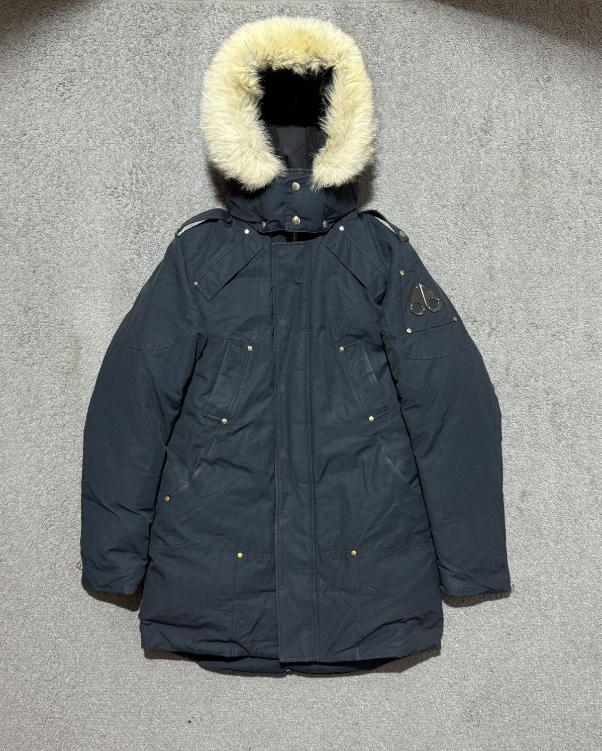 Moose Knuckles Moose Knuckles Down Parka Jacket Fur Hood #F15 Size M / US 6-8 / IT 42-44 - 1 Thumbnail