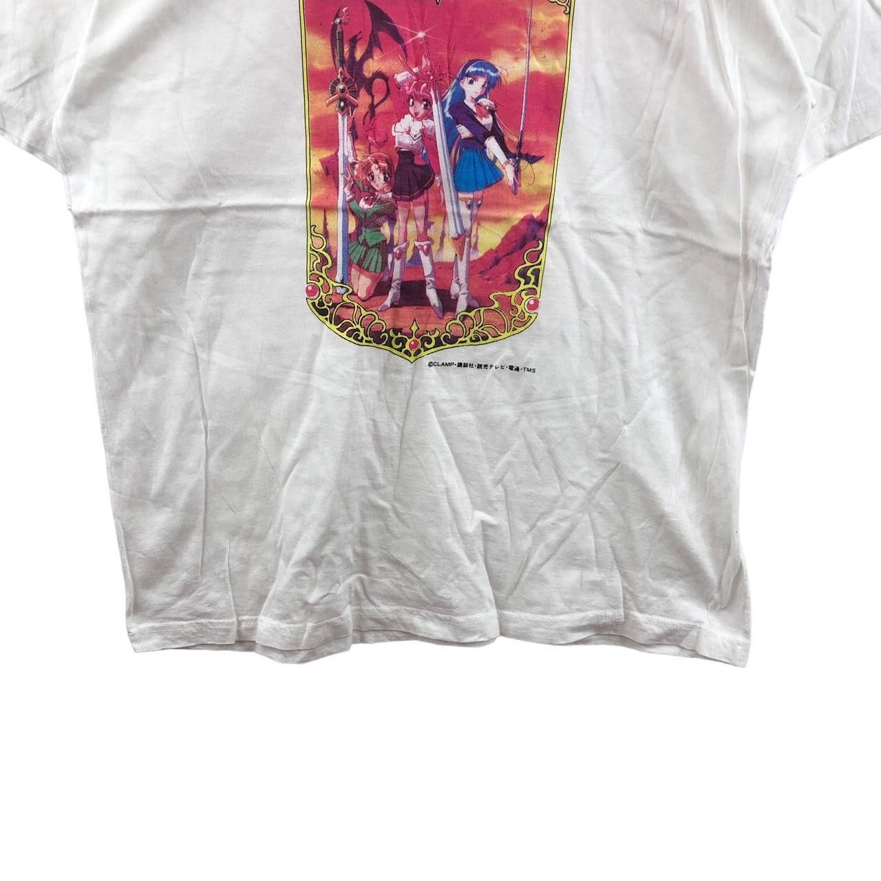 Anime Vintage 1993 MAGIC KNIGHT RAY EARTH Manga Anime Tee Shirt Size US M / EU 48-50 / 2 - 4 Thumbnail