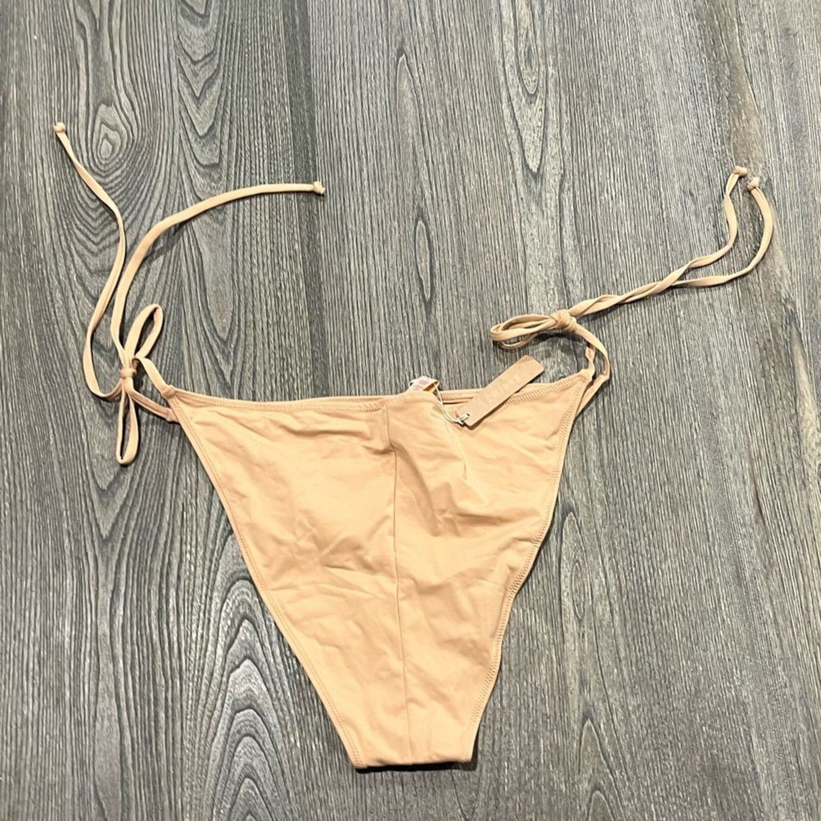 SKIMS NWT Skims Recycled Swim Tie Bikini Bottom Front Size 4X Size ONE SIZE - 2 Thumbnail