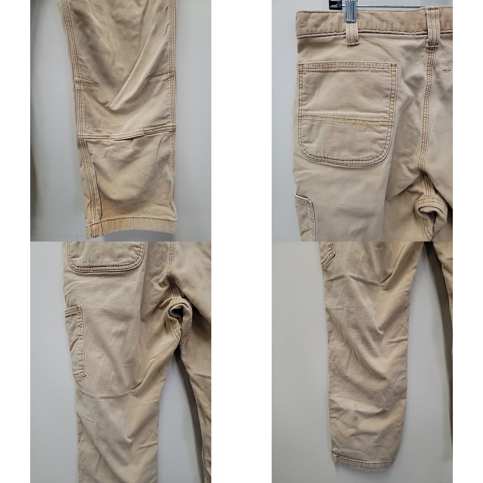Carhartt Carhartt Pants Mens 38x30 Relaxed Fit Brown 5-Pocket Double Knee Workwear Casual Pants Size US 38 / EU 54 - 8 Thumbnail