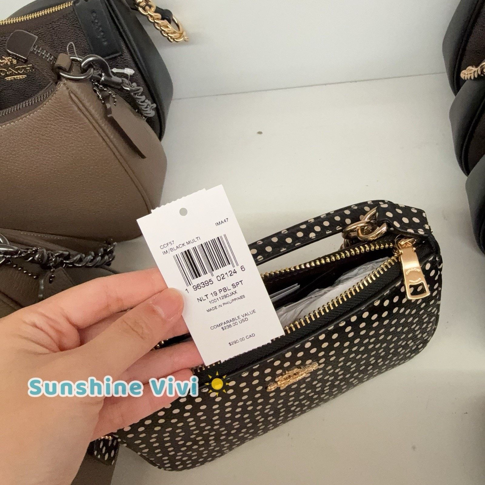 Coach NWT Bundle Coach Bow Strap Extender CCI20 & CCF57 Nolita 19 Size ONE SIZE - 7 Thumbnail