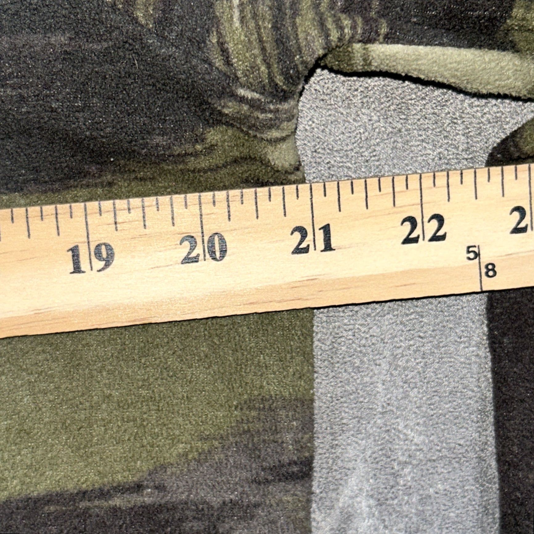 The North Face The North Face Pullover Sweatshirt Womens Large Green Camouflage Fleece 1/4 Snap Long Sleeve Mock Logo Outdoor Winter Fall Spring Hiking Walking Size L / US 10 / IT 46 - 5 Thumbnail