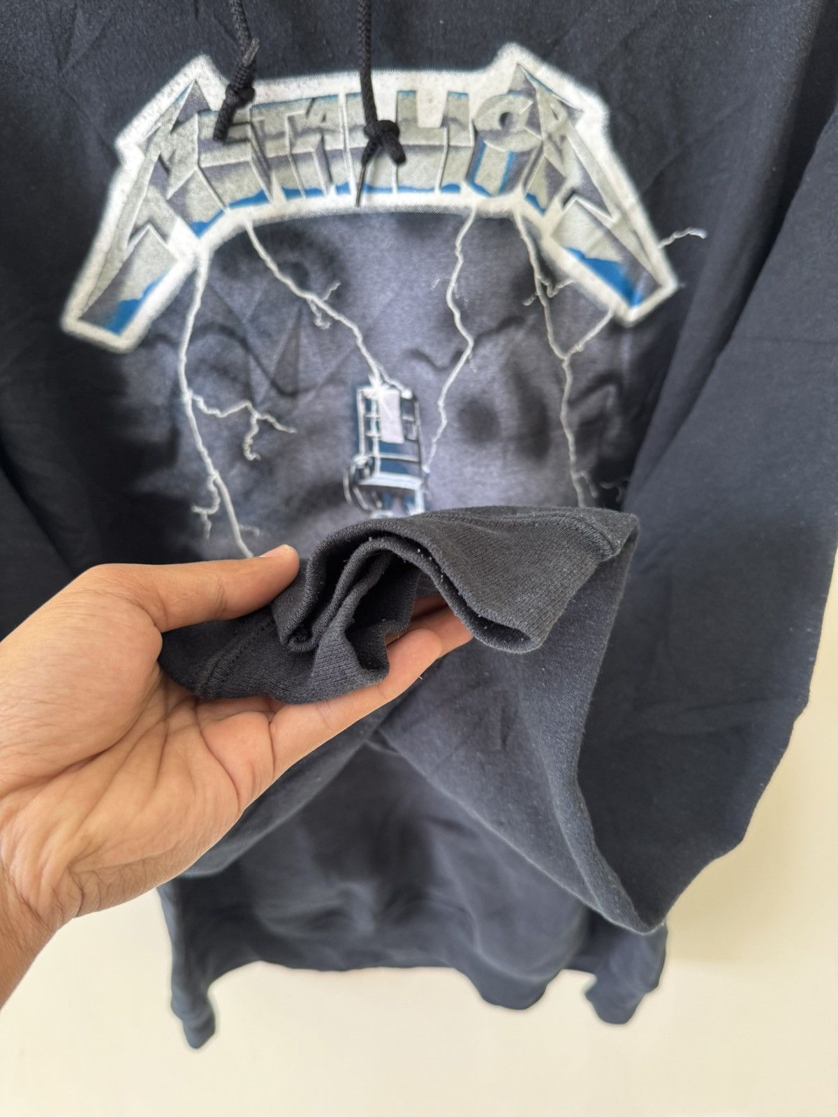 Band Tees METALLICA RIDE THE LIGHTNING HOODIE Size US M / EU 48-50 / 2 - 4 Thumbnail