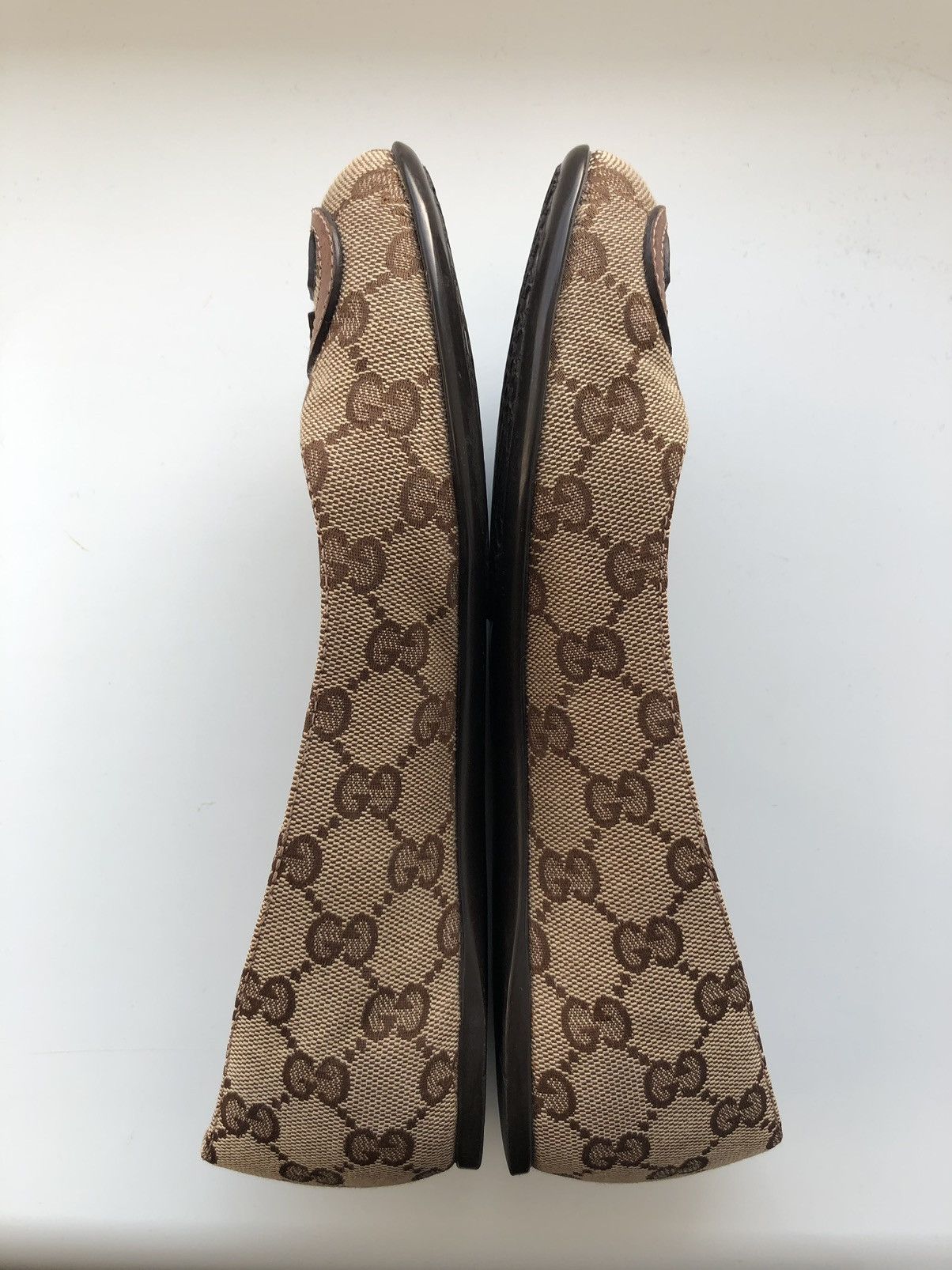 Gucci × Vintage Vintage Gucci monogram ballet flat Size US 5 / IT 35 - 17 Thumbnail