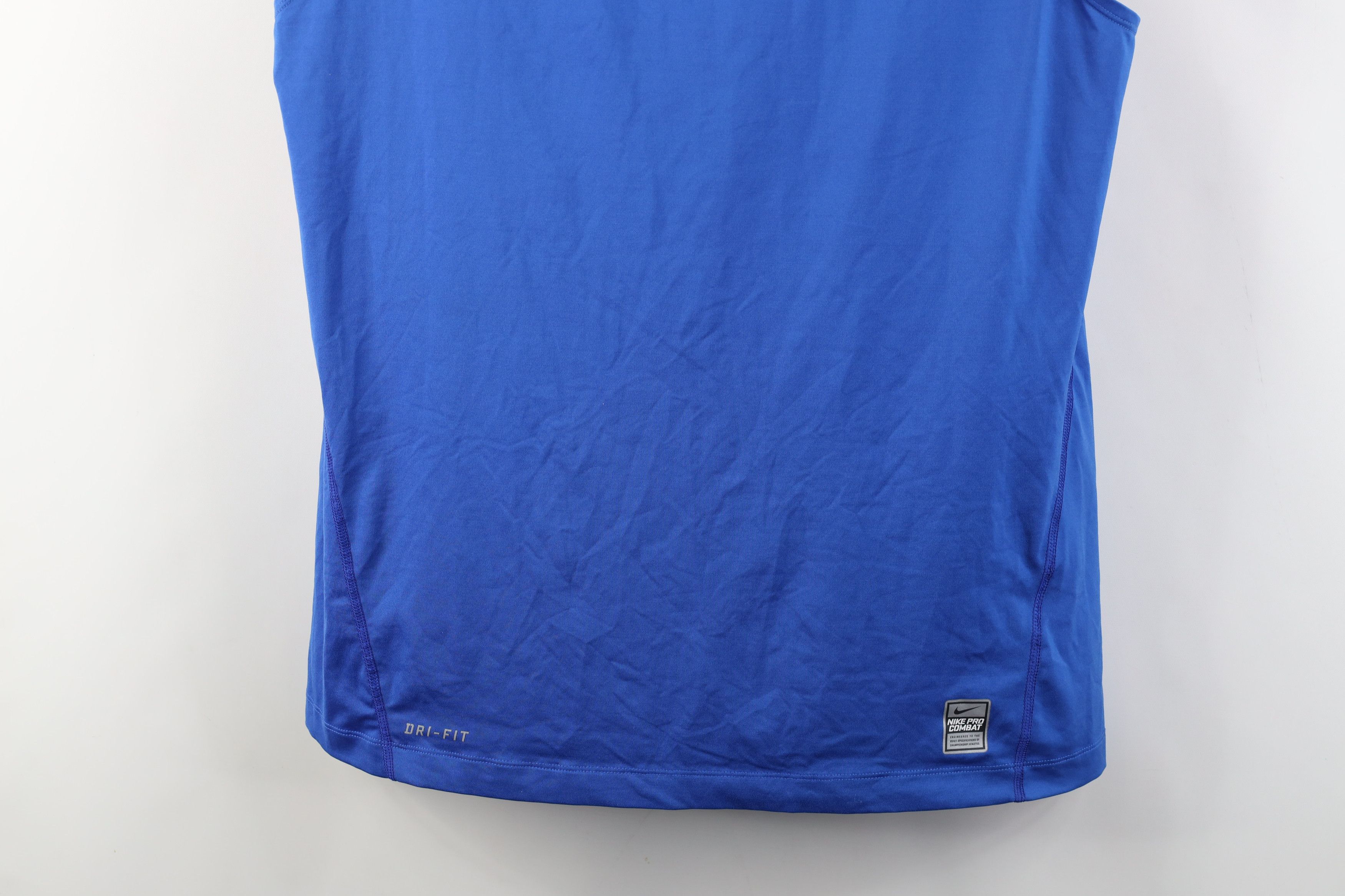 Nike Nike Pro Combat Compression Sleeveless Muscle T-Shirt Blue Size US L / EU 52-54 / 3 - 3 Thumbnail