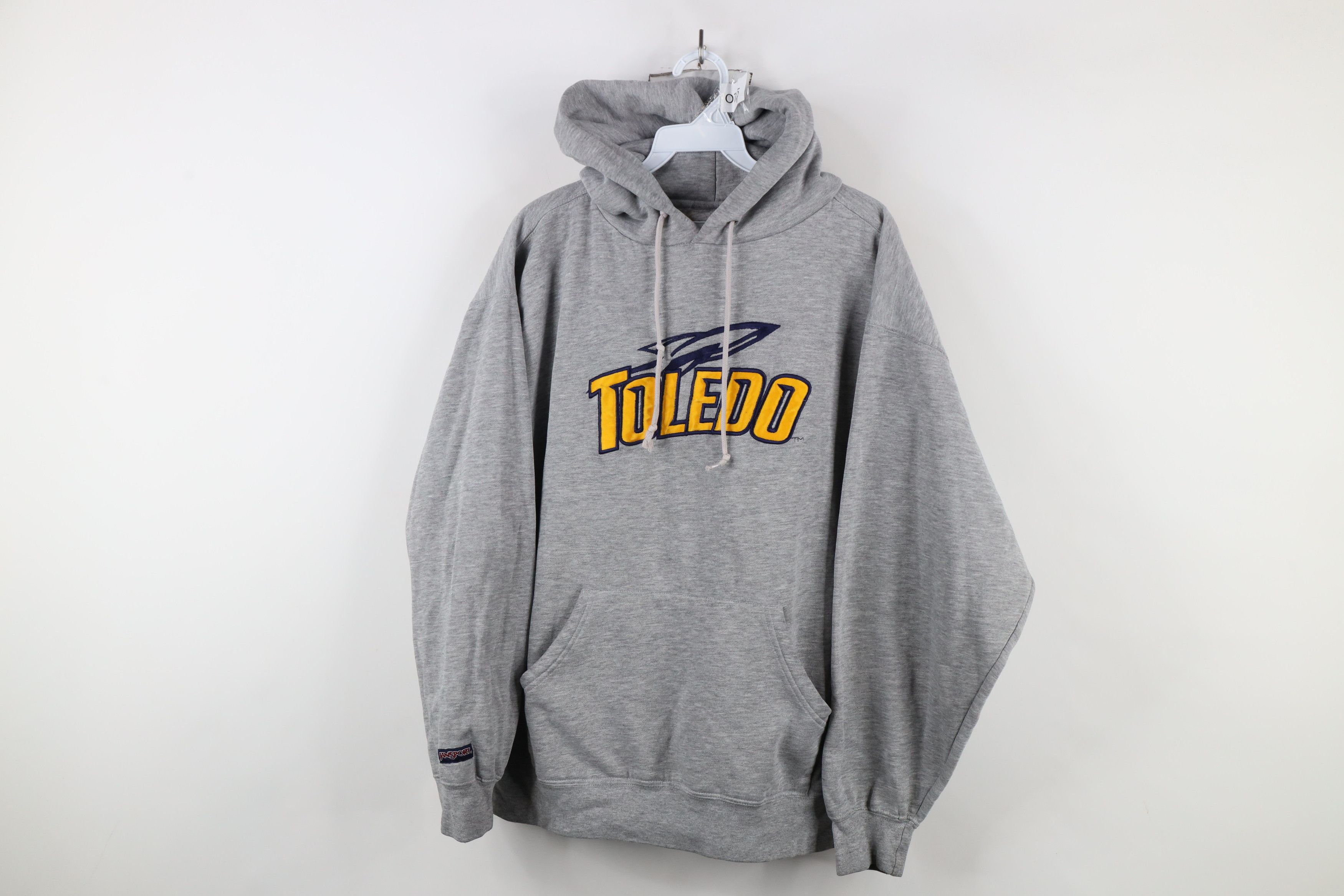 Vintage Vintage 90s University of Toledo Rockets Hoodie Sweatshirt Size US L / EU 52-54 / 3 - 1 Thumbnail