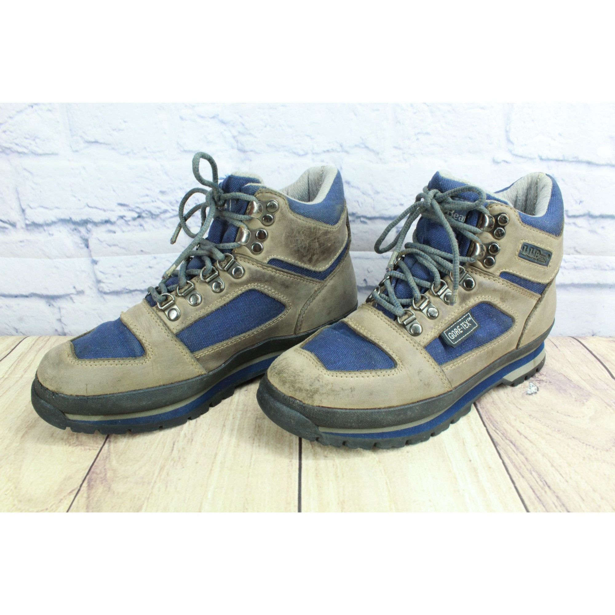 L.L. Bean LL Bean Gore-Tex Brown Leather Hiking Boots Size US 10.5 / IT 40.5 - 2 Thumbnail