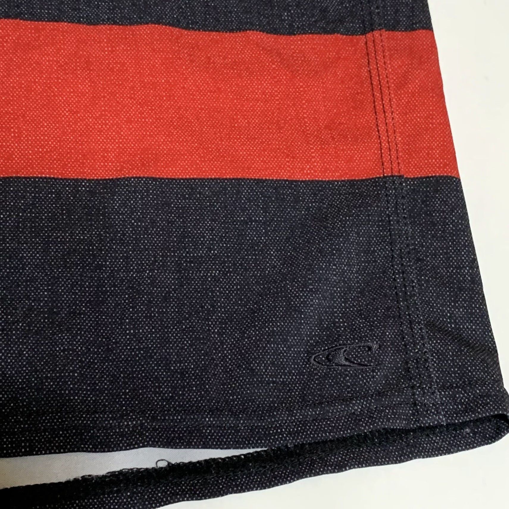 O'Neill O’NEILL Boardshorts Swim Bottoms Striped Multicolor Red White Blue Black 31 Men Size US 31 - 6 Thumbnail