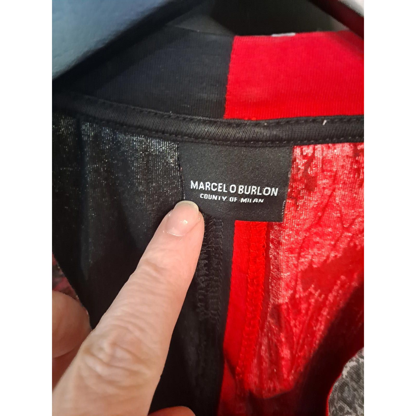 Marcelo Burlon Marcelo Burlon Black and Red Wing Shirt Size US S / EU 44-46 / 1 - 2 Thumbnail
