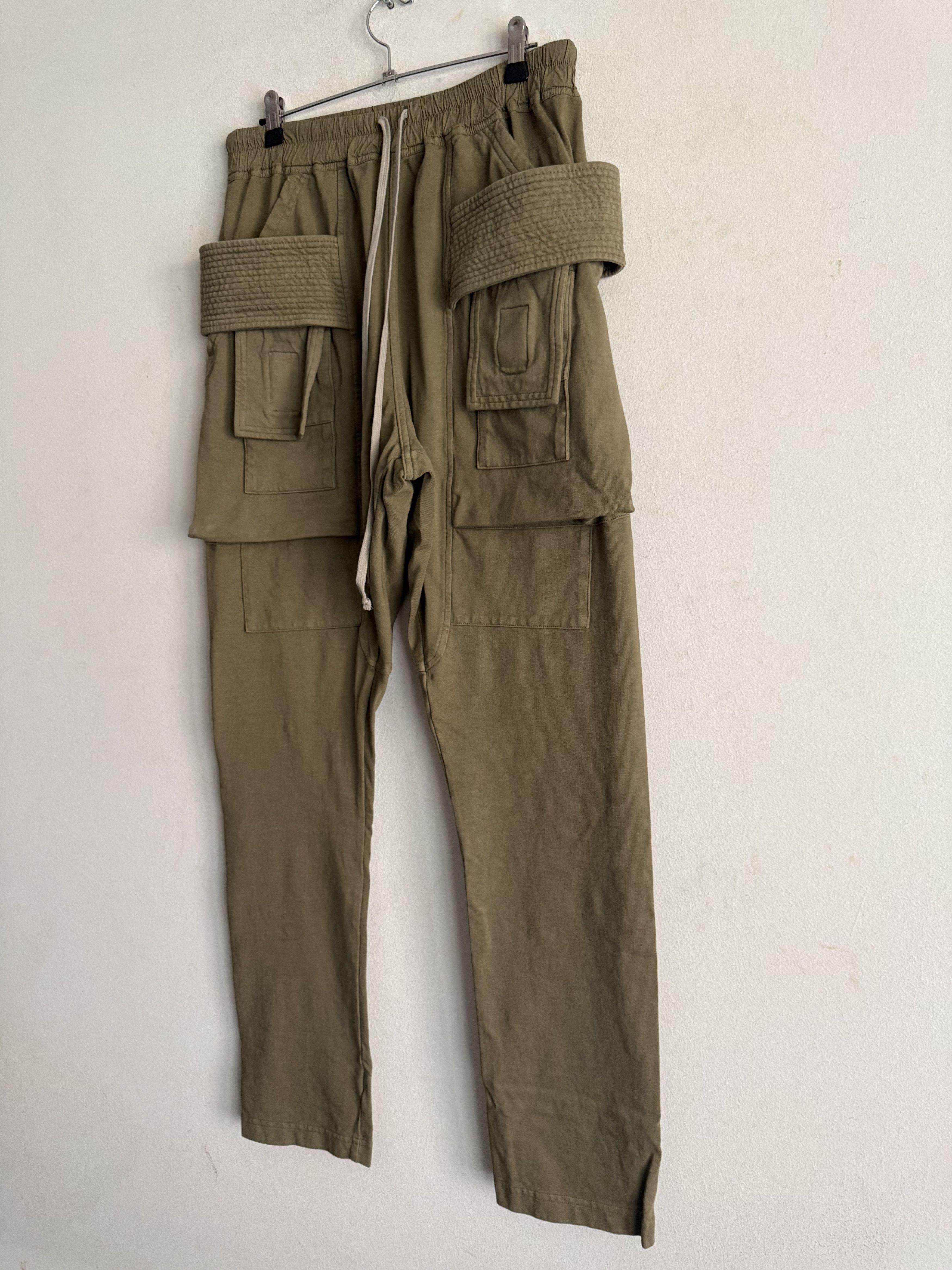 Rick Owens Drkshdw Cargo Creatch Pants With Drawstring Size US 30 / EU 46 - 3 Thumbnail
