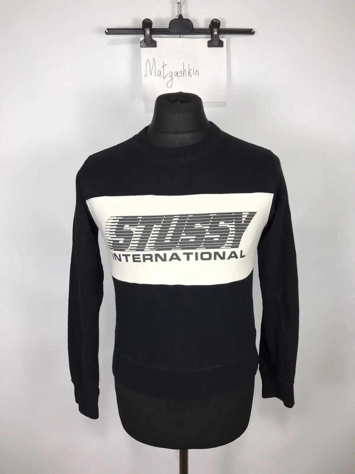 Skategang Stussy Vintage Stussy international sweatshirt size M Grailed