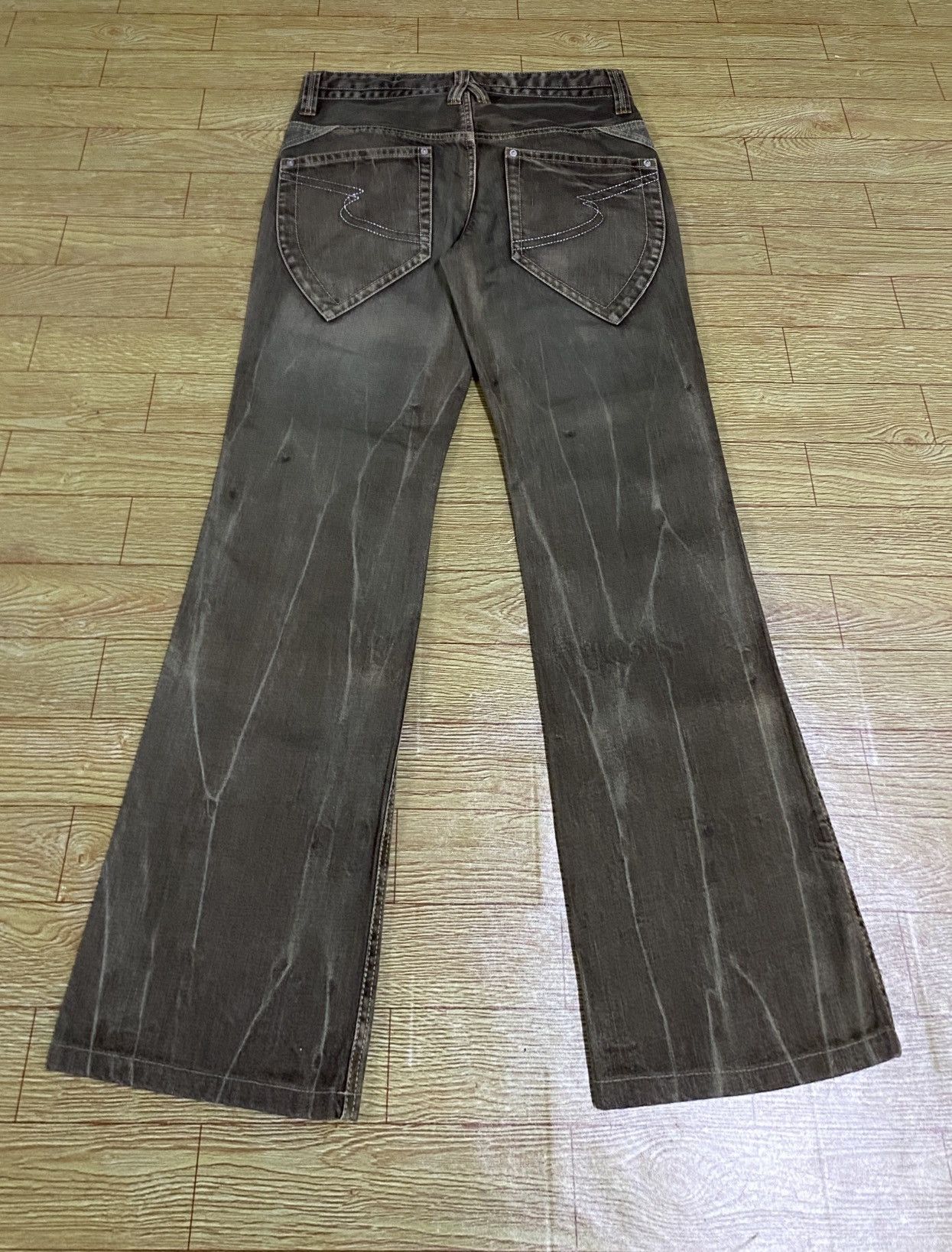 semanticdesign Very Rare Vintage Brand Semantic Design Flared Jeans 1990s Size US 32 / EU 48 - 2 Thumbnail