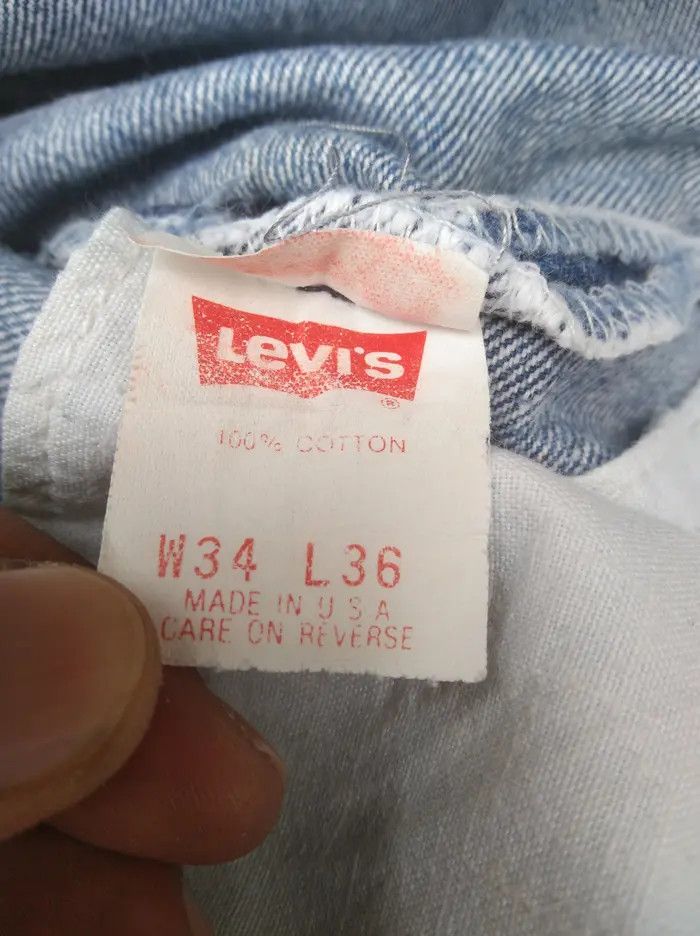 Levi's × Vintage 90s Vintage Levis 501 Made In USA 32x32 Size US 32 / EU 48 - 11 Thumbnail