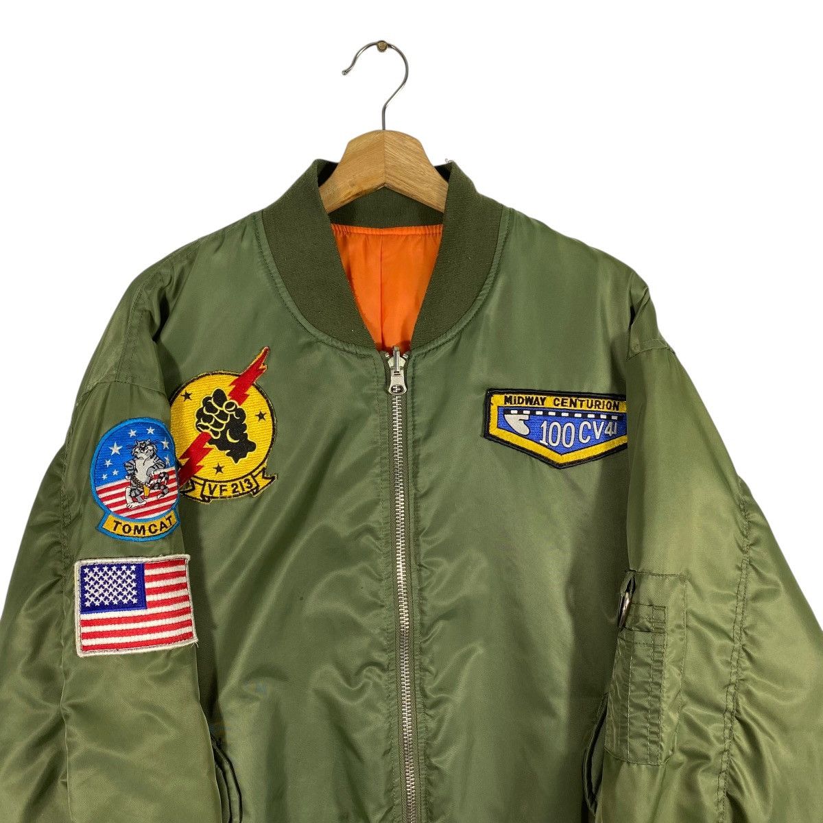 Japanese Brand Faith Reversable Bomber Jacket Military Style Size US XXL / EU 58 / 5 - 7 Thumbnail