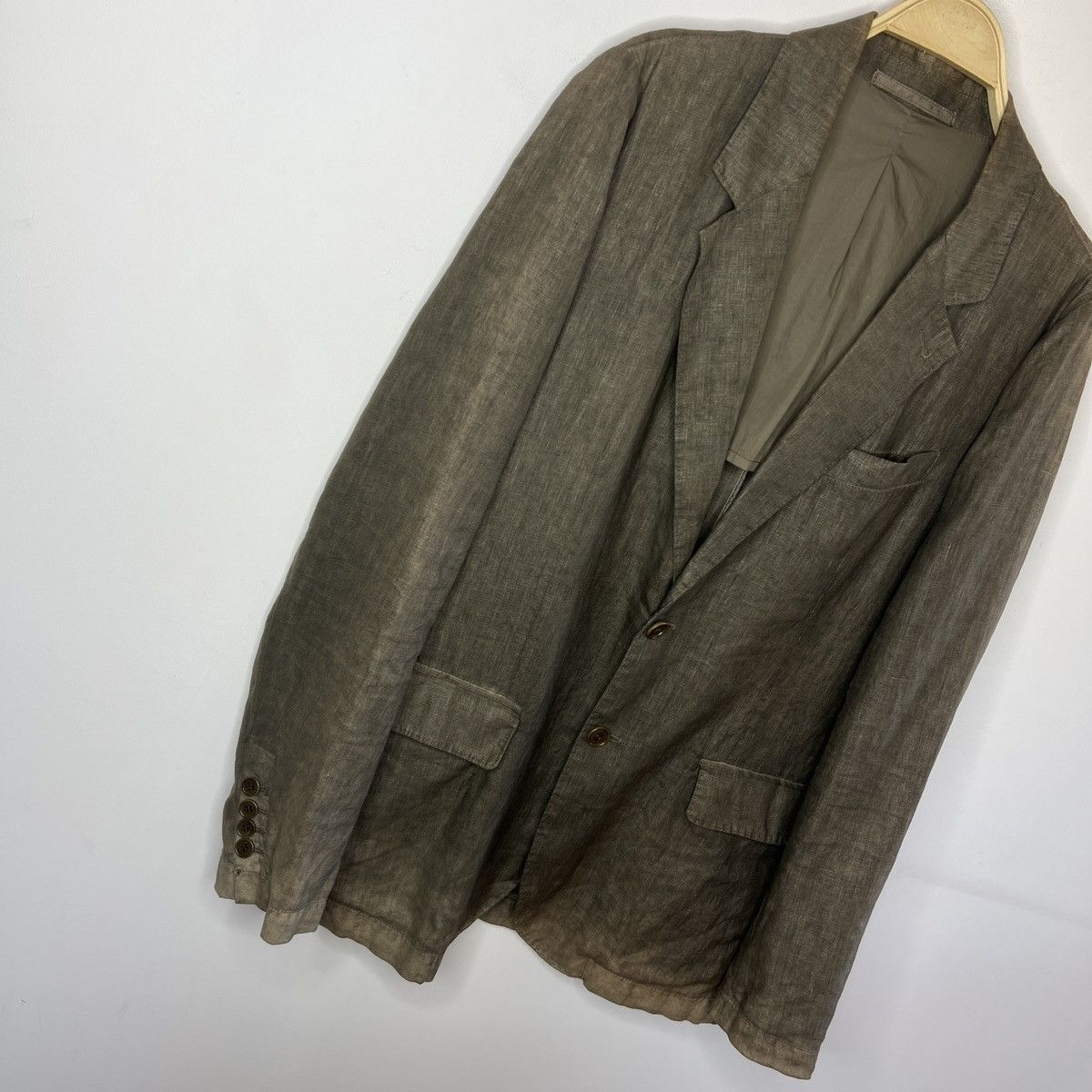 C.P. Company vintage italy cp company blazer jacket khaki brown Size 40R - 3 Thumbnail