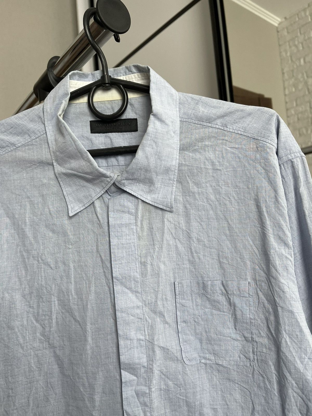 Burberry Prorsum Burberry Prorsum Shirt Button Up Long Sleeve Size US L / EU 52-54 / 3 - 7 Thumbnail