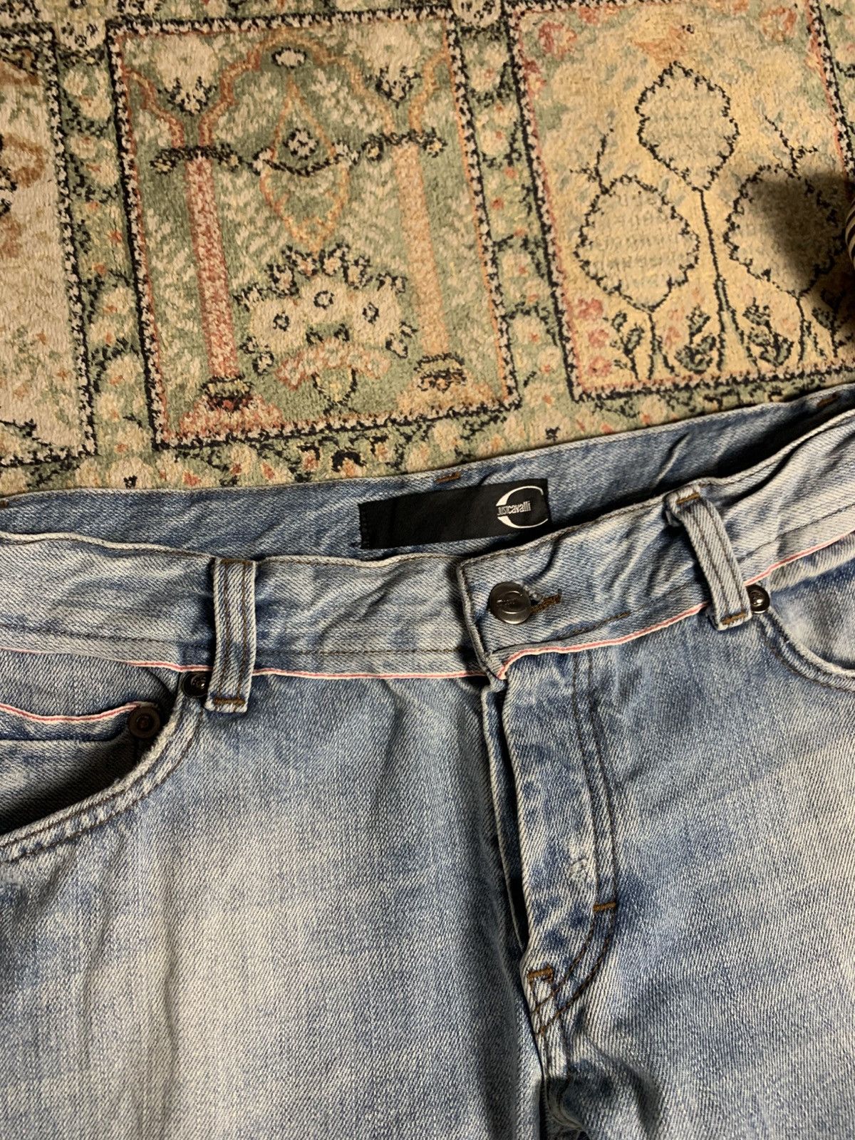 Just Cavalli × Roberto Cavalli Just Cavalli Distressed jeans Pants Size US 33 - 5 Thumbnail
