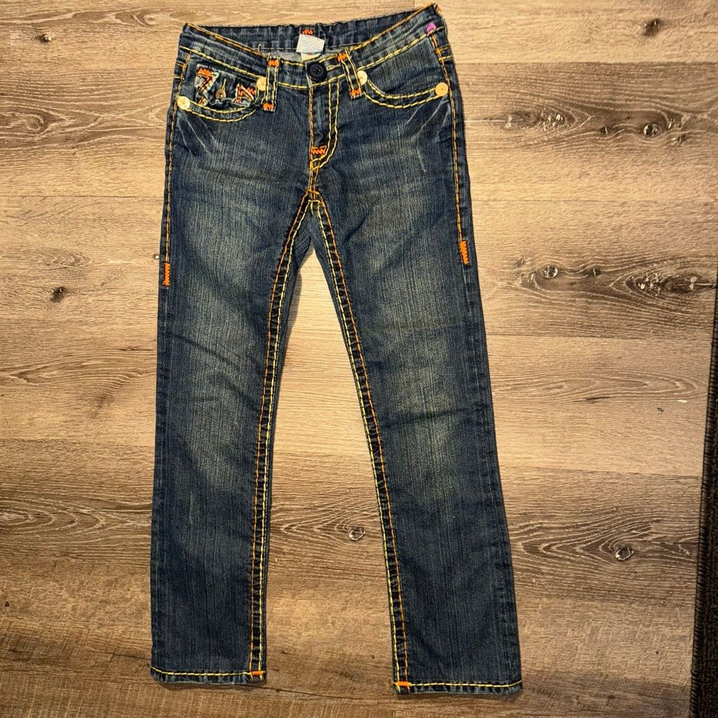 True Religion True Religion Billy Supert Straight Leg Jeans Size 26 Size 26" / US 2 / IT 38 - 3 Thumbnail
