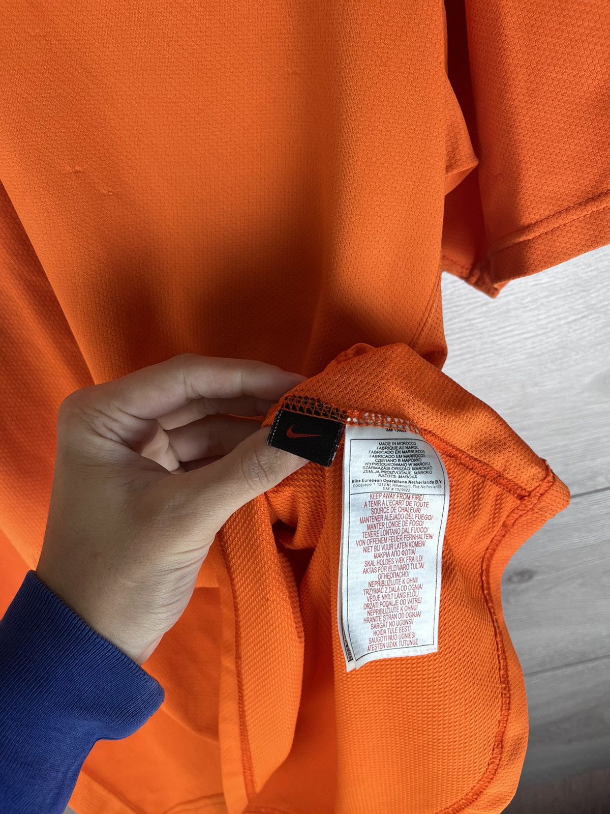 Nike Men's Netherlands Home football shirt 2006s Xl #2 Jaliens Size US L / EU 52-54 / 3 - 12 Thumbnail