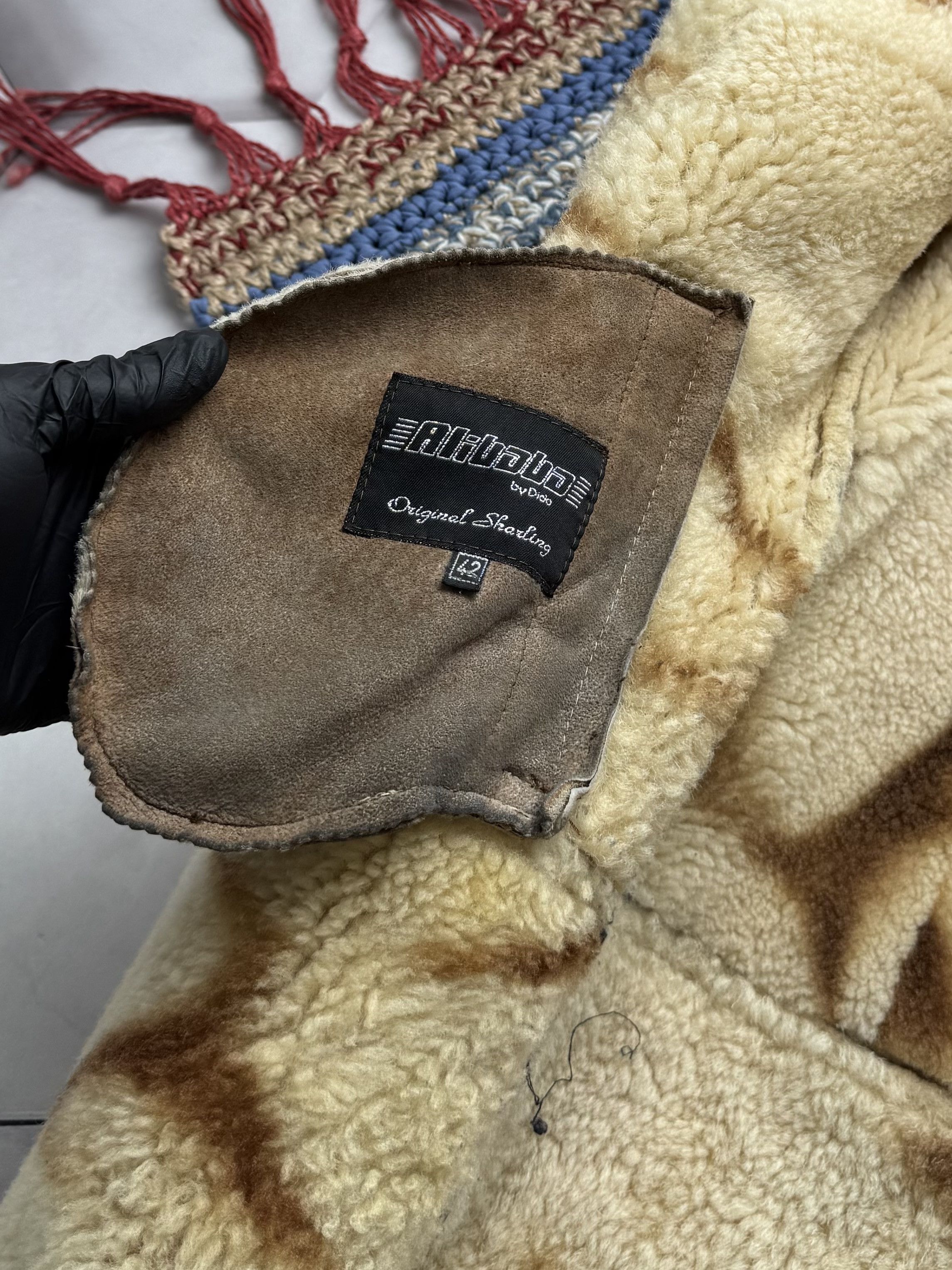 Japanese Brand Vintage Real Sheepskin Coat (E4) Size S / US 4 / IT 40 - 7 Thumbnail