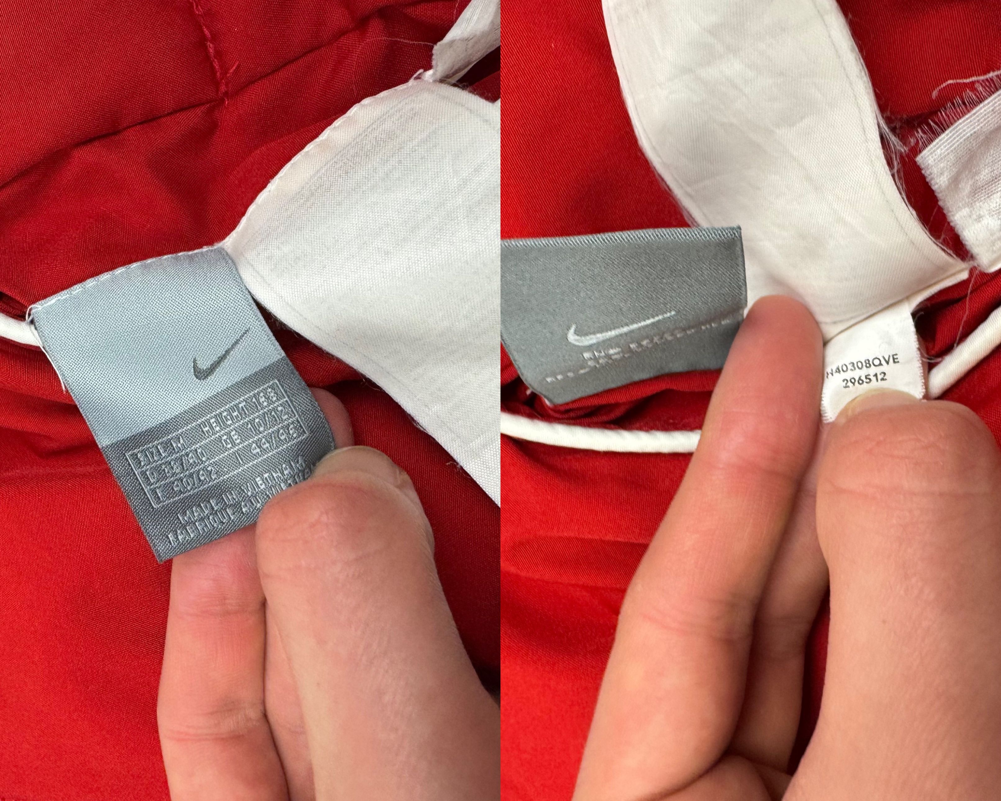 Nike Vintage Nike Women's Red White Reversible Puffer Down Vest M Size M / US 6-8 / IT 42-44 - 2 Thumbnail