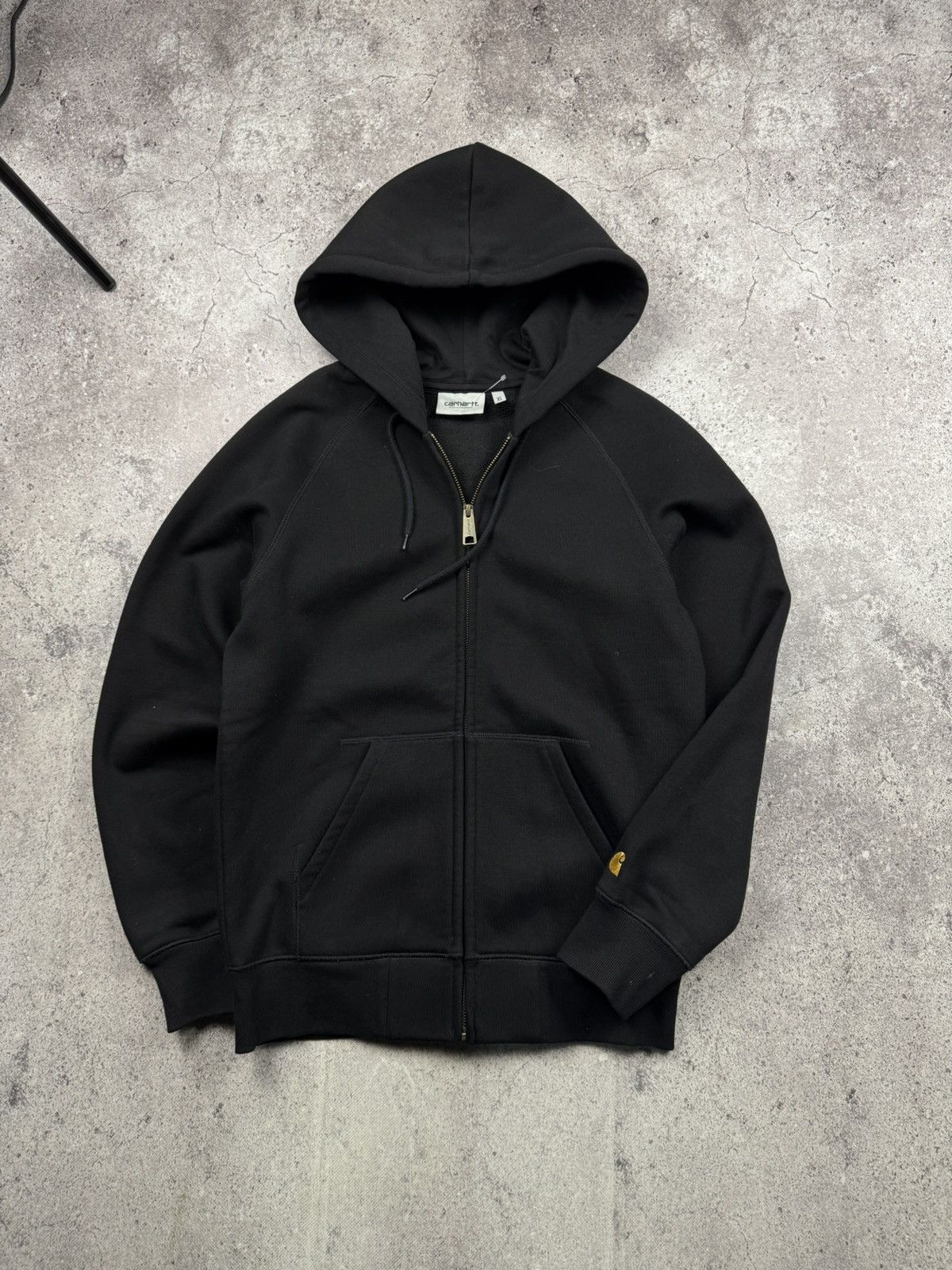Carhartt Carhartt hooded Chase Jacket Zip Hoodie Workwear Vintage USA Size US S / EU 44-46 / 1 - 1 Thumbnail