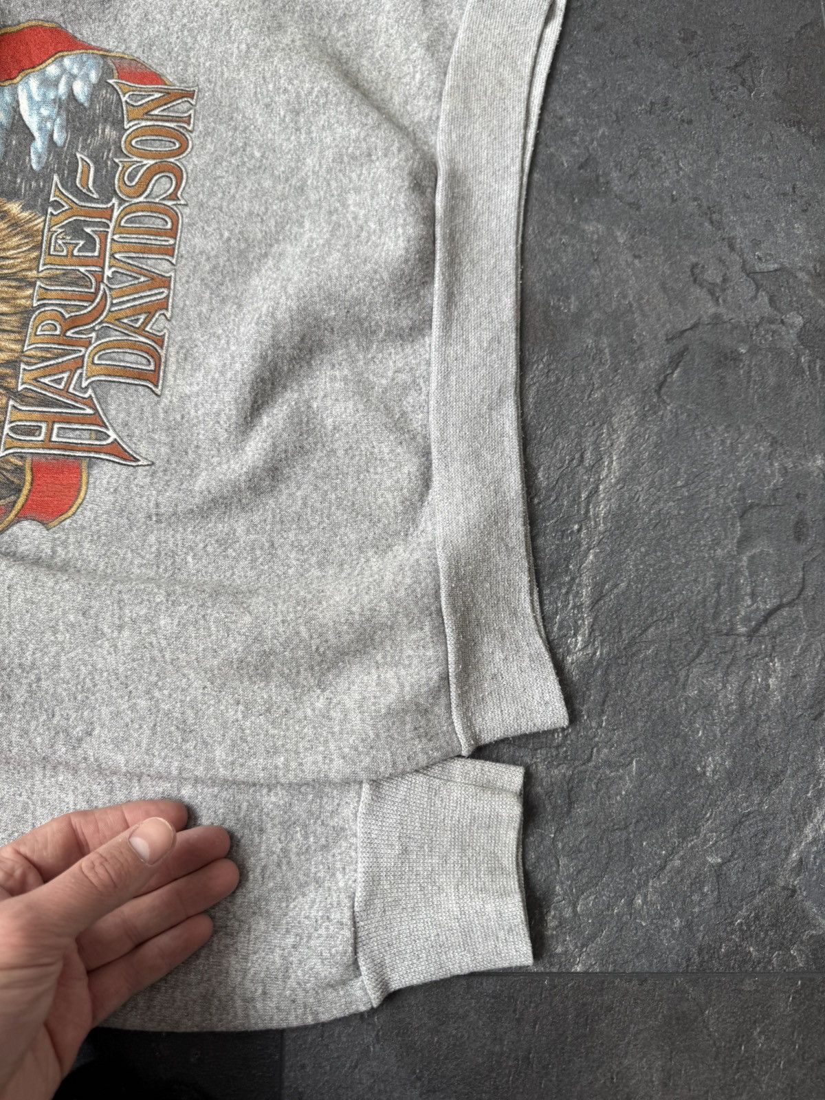 Harley Davidson × Vintage Vintage Harley Davidson 3d emblem sweatshirt Size US S / EU 44-46 / 1 - 6 Thumbnail