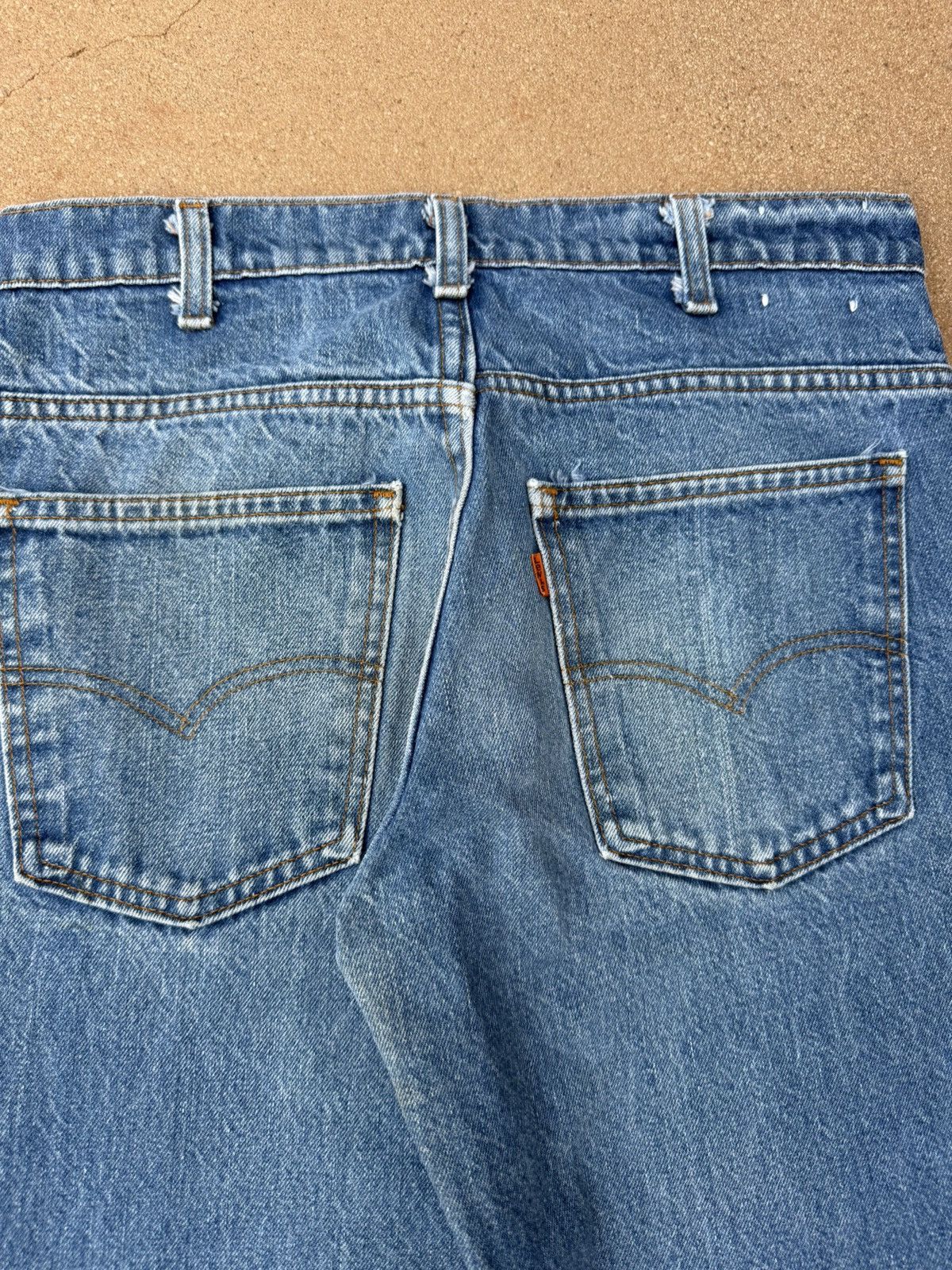 Levi's Vtg 70’s Levi’s 684 Orange Tab Bellbottom Flare Jeans 31x32 Size US 31 - 8 Thumbnail