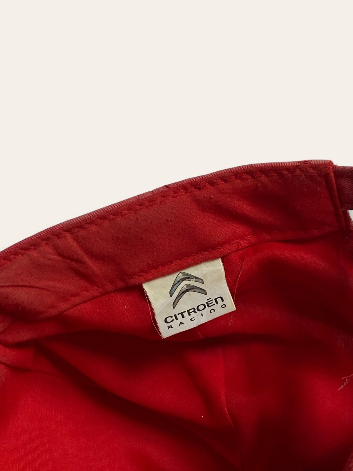 Vintage Vintage CITROEN French Car Racing Cap Big Knit Logo Y2K Size ONE SIZE - 6 Thumbnail