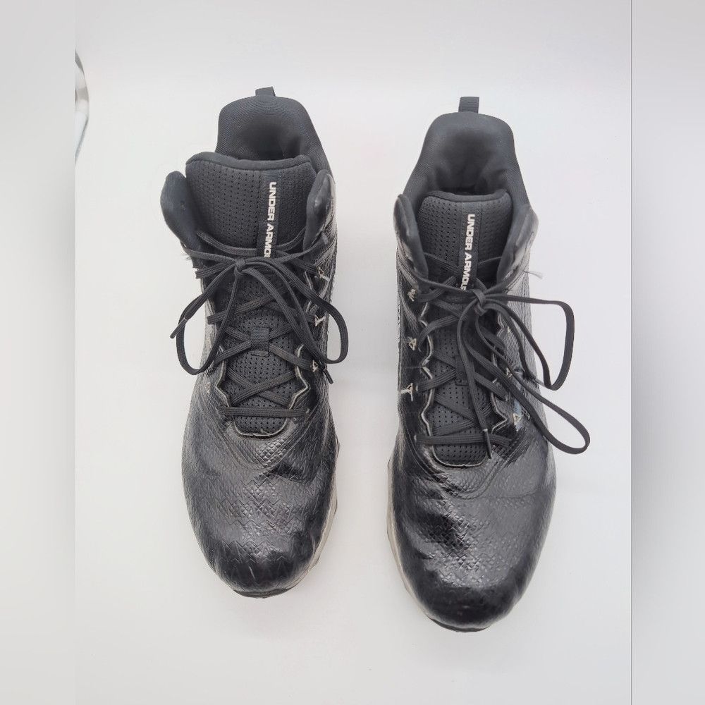 Under Armour Under Armour Sz 15 Hammer RM Black Football Cleats Size US 15 / EU 48 - 3 Thumbnail