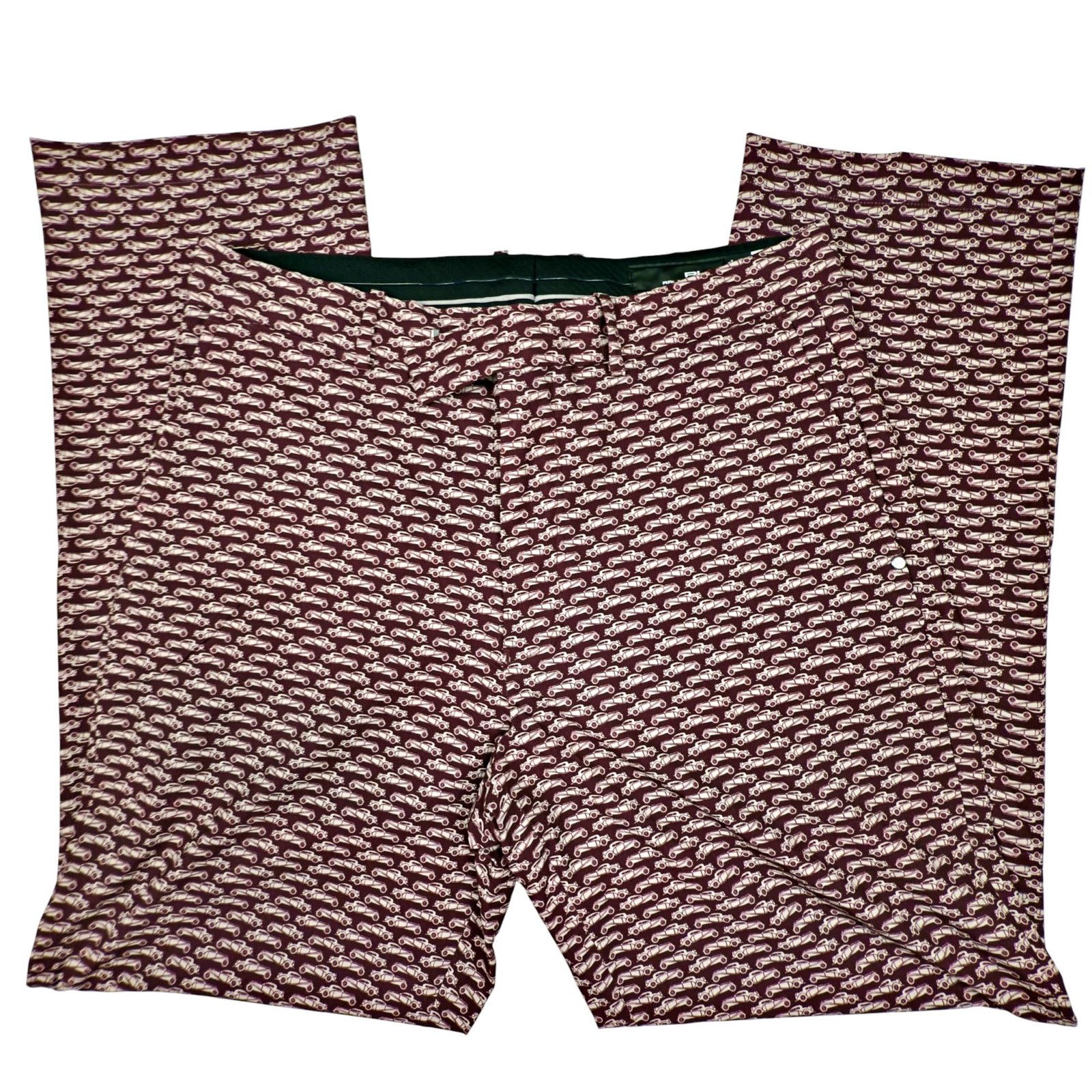 RLX Ralph Lauren RLX Ralph Lauren Performance Golf Pants Classic Cars 33x30.5 Size US 33 - 5 Thumbnail