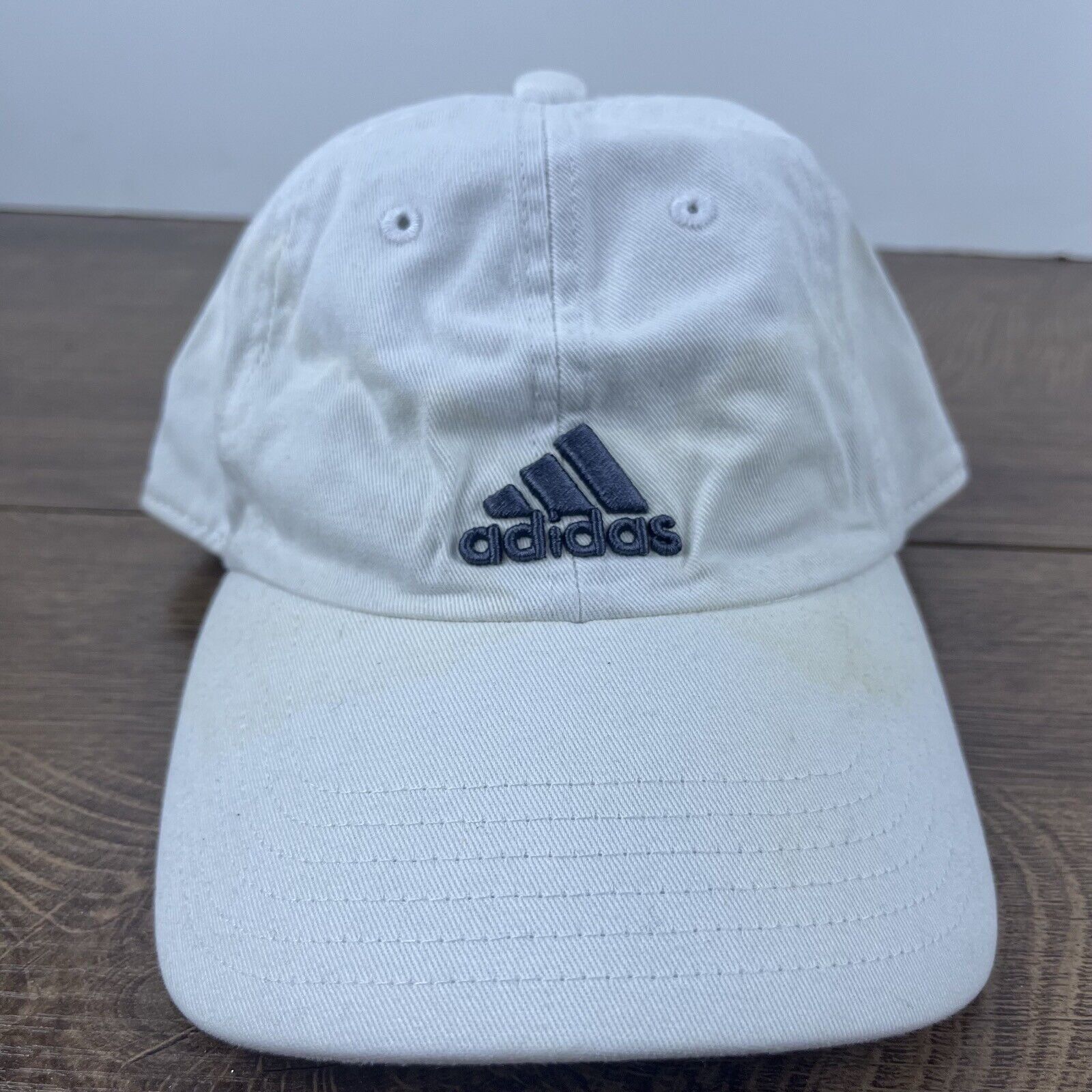 Adidas Adidas Athletic Hat Adidas Cap Baseball White Hat Adjustable Size ONE SIZE - 1 Thumbnail
