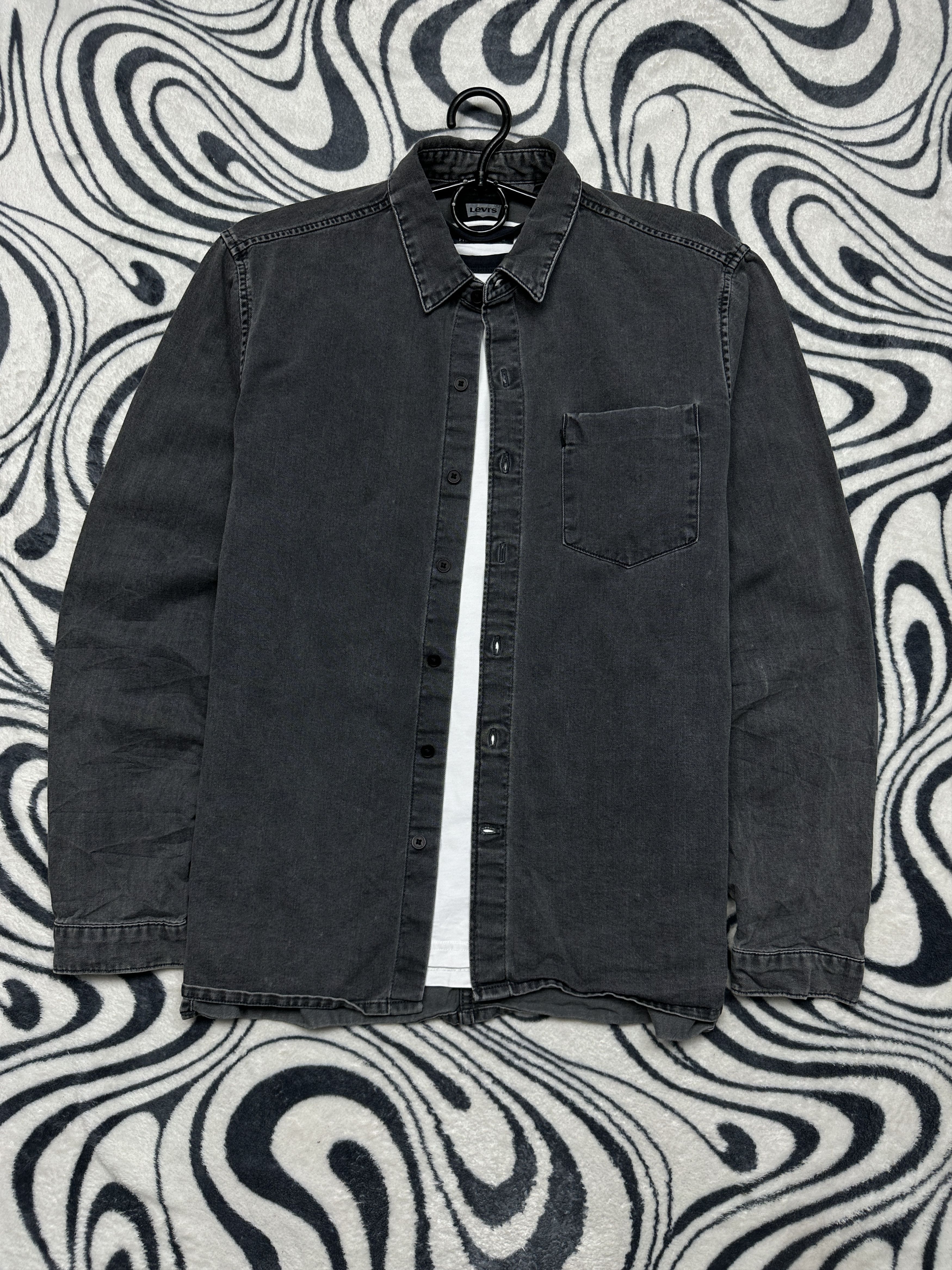 Levi's Levis Vintage Mens Grey Denim Shirt Size US M / EU 48-50 / 2 - 1 Thumbnail