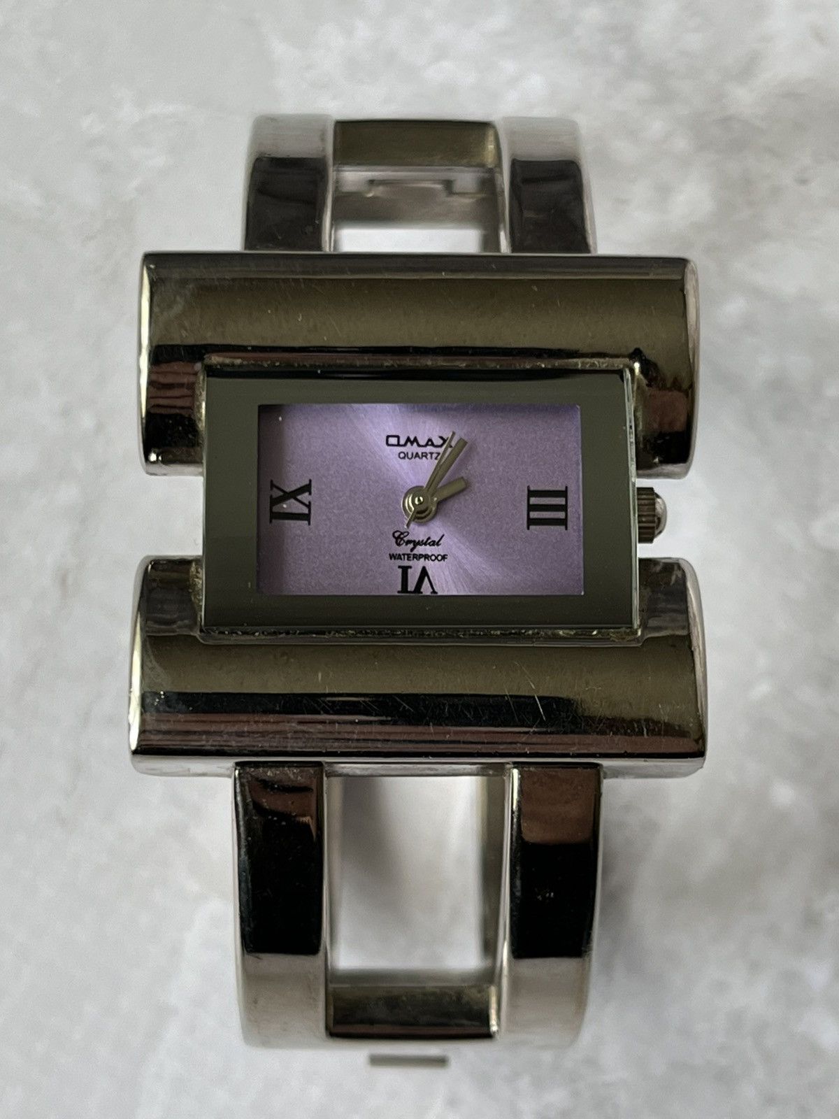 Japanese Brand × Jewelry × Vintage Qmax Quartz Elegant Watch with Metal Bracelet Size ONE SIZE - 11 Thumbnail