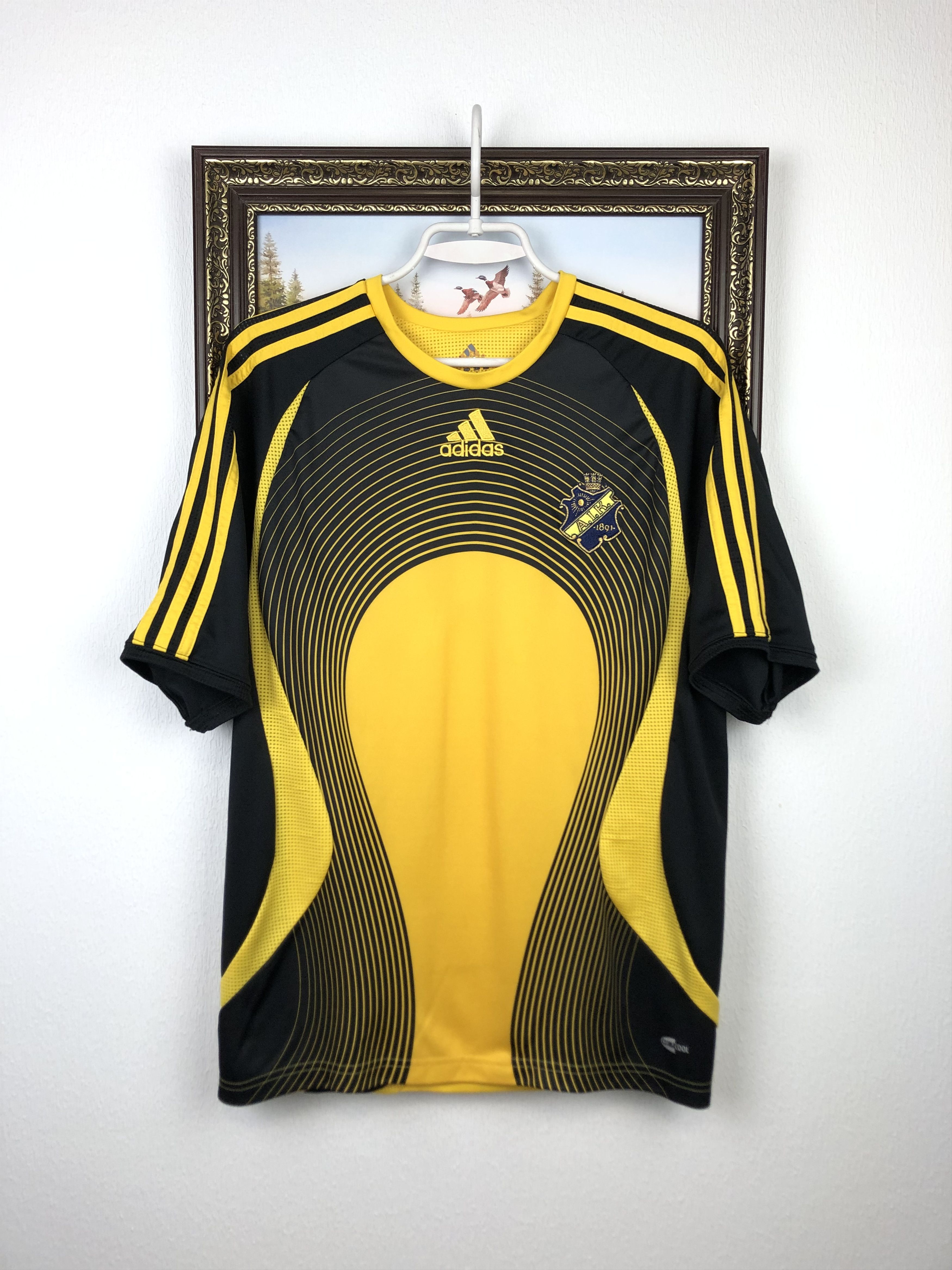 Adidas Vintage Adidas AIK Football Shirt Soccer Mens Jersey Trikot Size US S / EU 44-46 / 1 - 1 Thumbnail