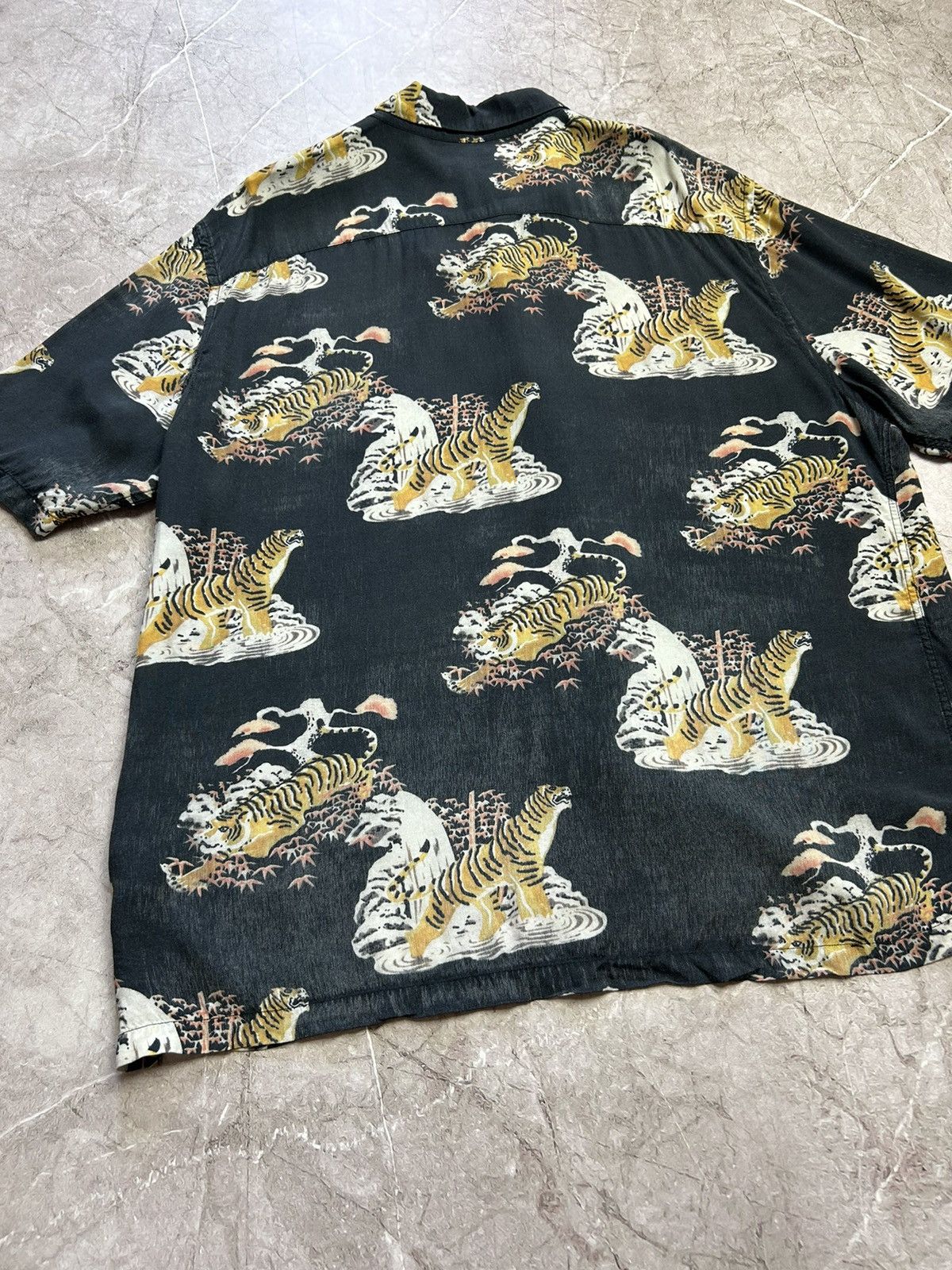 Allsaints Allsaints Tiger crazy Hawaiian shirt Size US XL / EU 56 / 4 - 9 Thumbnail