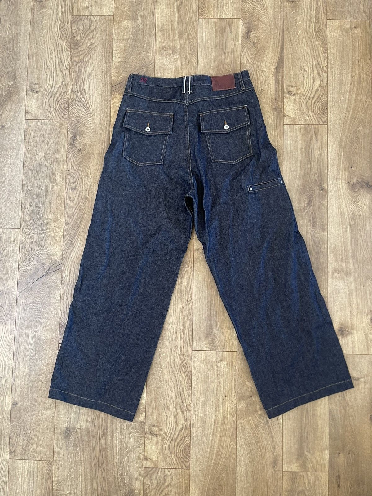 Other IssaCramon Raw Denim Wide Leg 14oz Size US 32 / EU 48 - 2 Thumbnail
