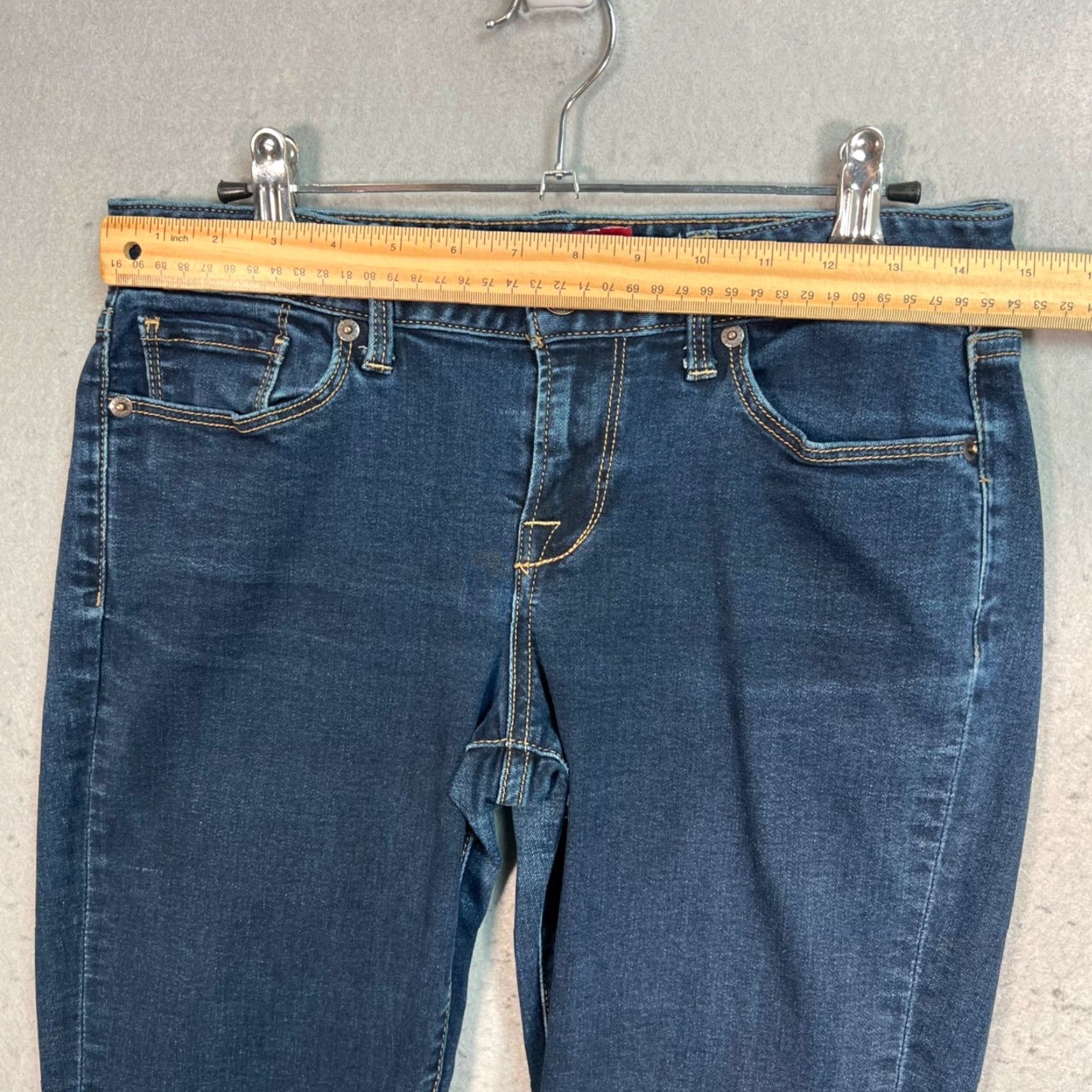 Lucky Brand Lucky Brand Jeans Womens Bootcut 6 / 28R Blue Denim Cotton Blend 5-Pocket Design Regular Mid Rise Vintage No Size 28" / US 6 / IT 42 - 6 Thumbnail