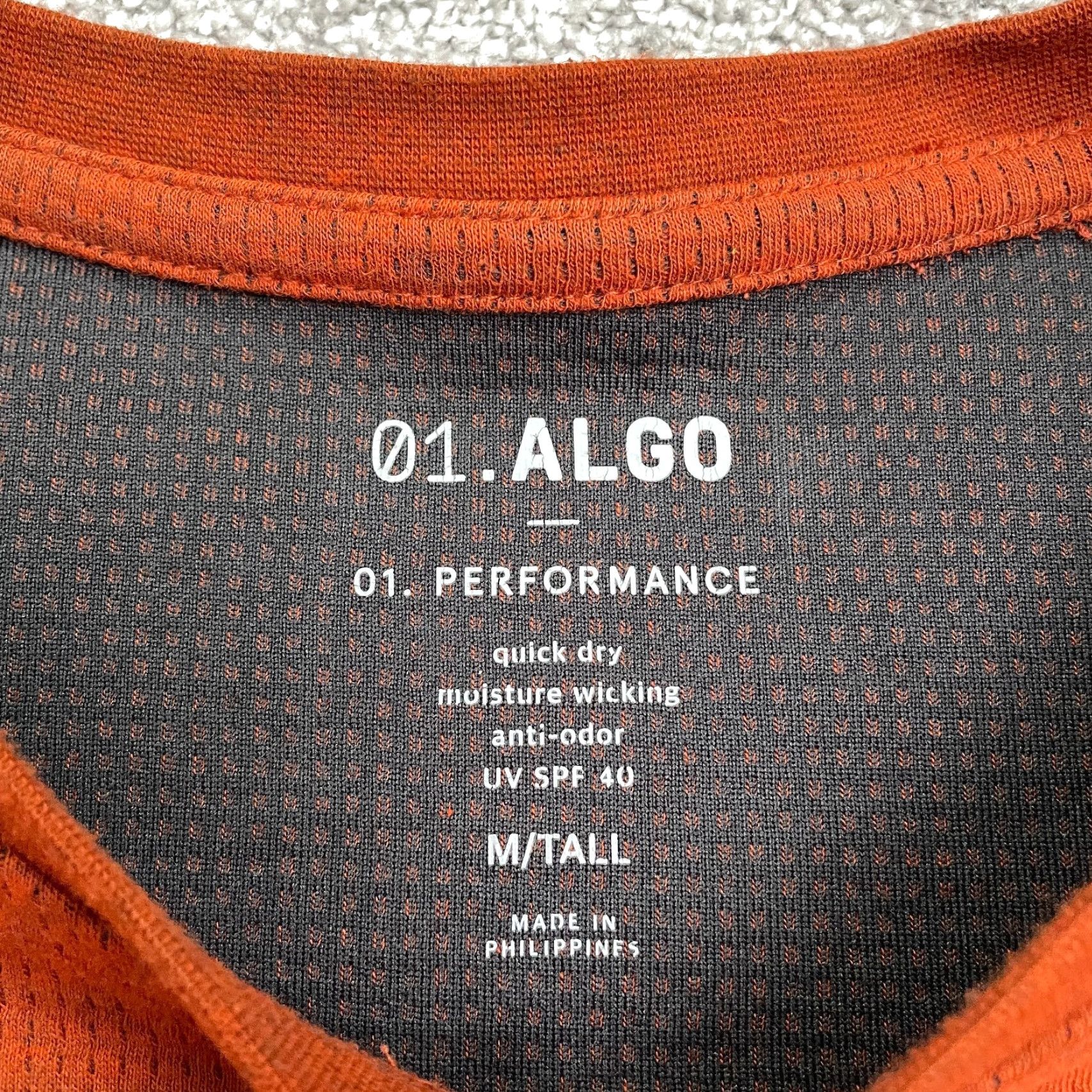 Vintage 01. Algo Sweatshirt Men M Tall Brown Quick Dry Moisture Wicking Performance Crew Size US M / EU 48-50 / 2 - 5 Thumbnail