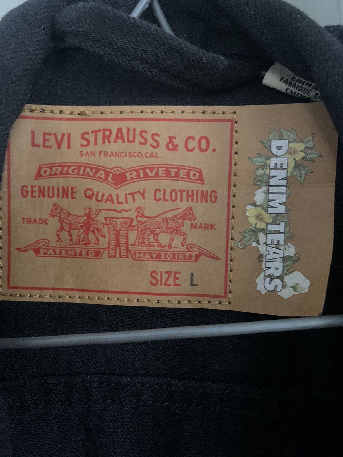 DENIM TEARS × Levi's Denim tears La Rançon denim jacket Paris fashion week Size US L / EU 52-54 / 3 - 1 Thumbnail