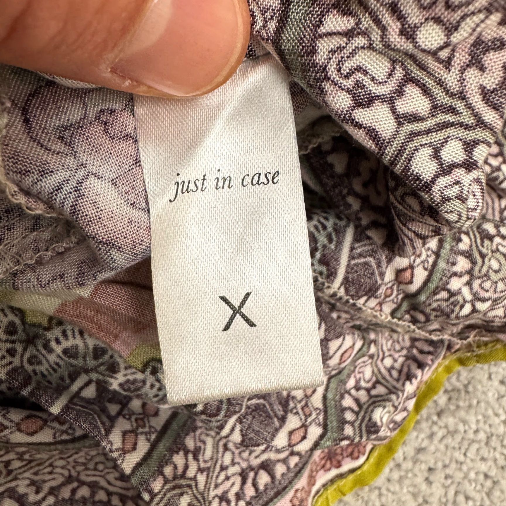 Vintage Downeast Kaftan Tunic Dress Mauve Mix Floral Wrapped Mini Dress Women Medium NWT Size M / US 6-8 / IT 42-44 - 5 Thumbnail