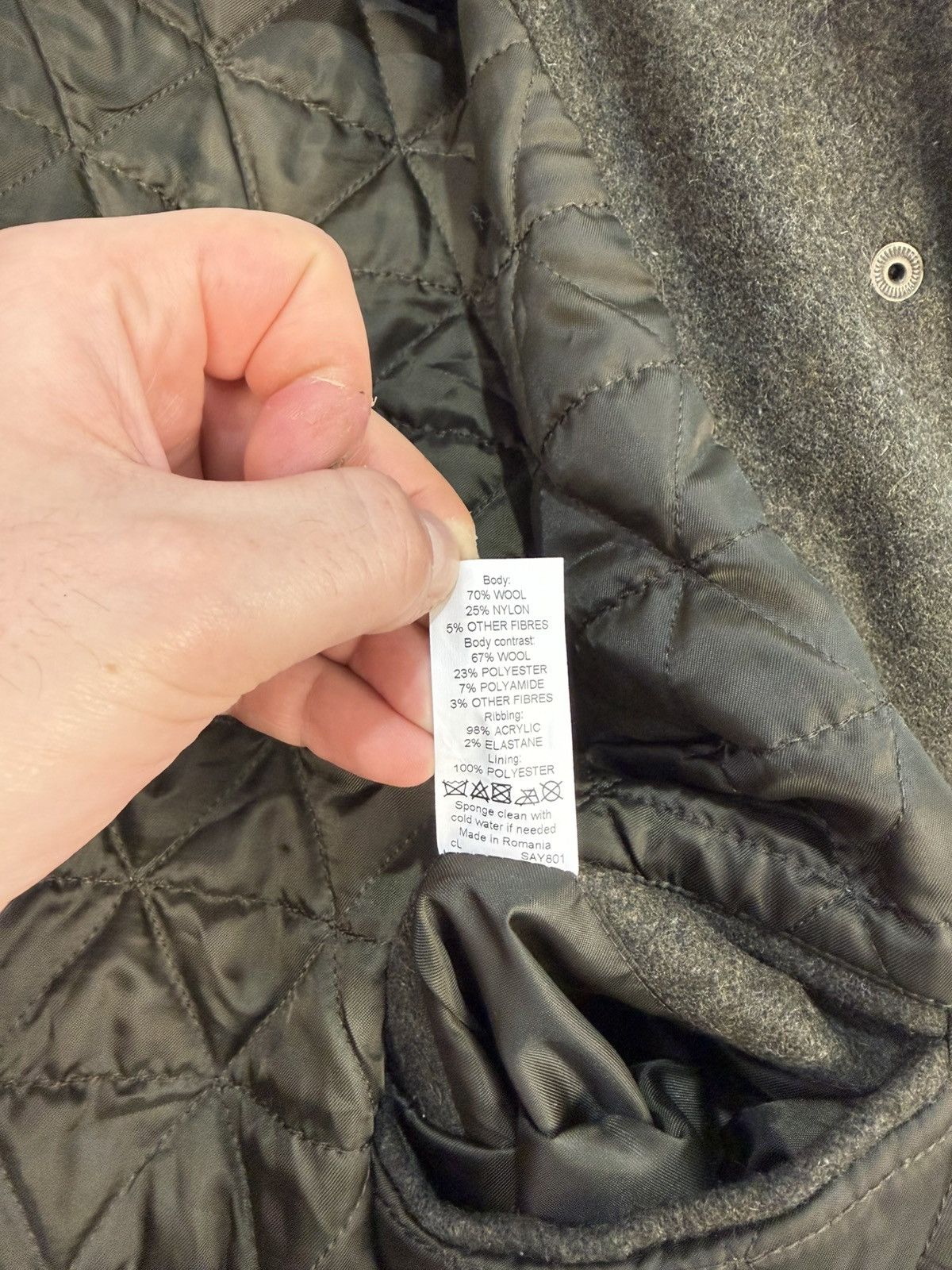 Aviator Nation Vintage Wool Aviator Bomber Jacket Sherpa Military Style Size US M / EU 48-50 / 2 - 10 Thumbnail