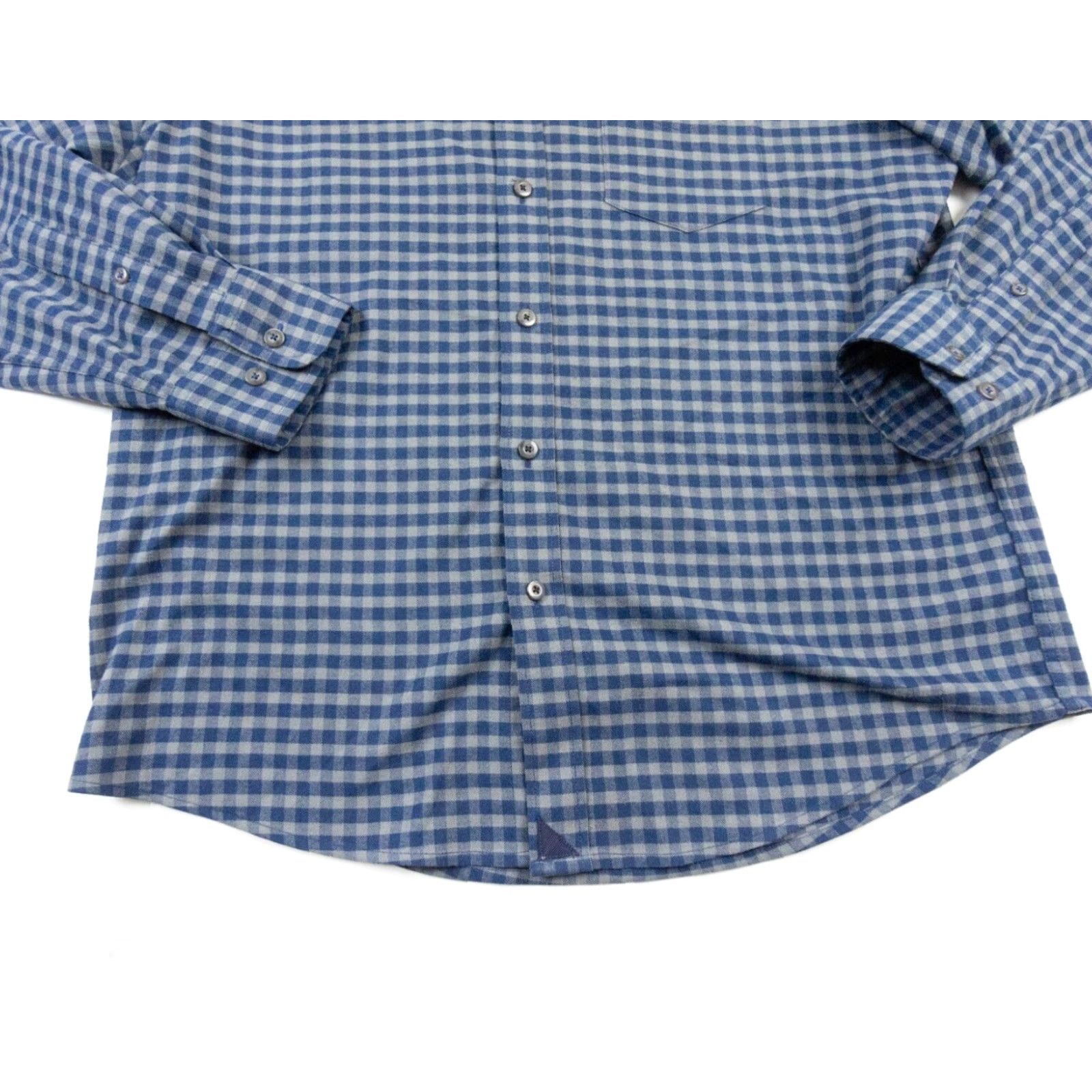 UNTUCKit UNTUCKit Shirt Men’s Bergstorm Long Sleeve Button Down Plaid Blue 2020s Preppy M Adult Medium Blue Men’s Size US M / EU 48-50 / 2 - 3 Thumbnail