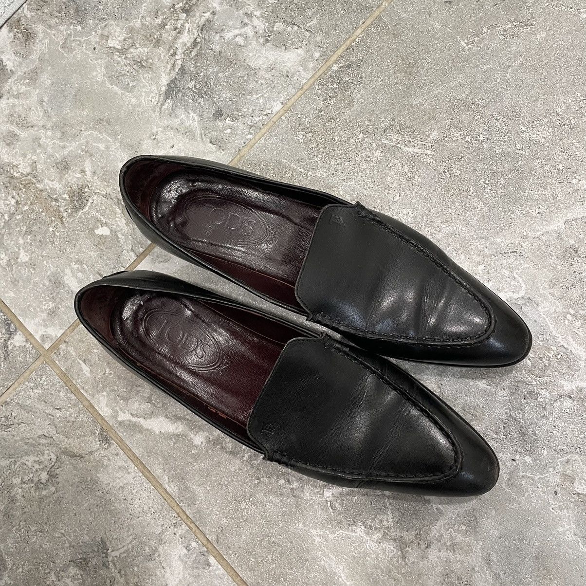 Designer × Tod's 37.5 Tods boots Sneakers Shoes old money 90s luxury black Size US 7.5 / IT 37.5 - 4 Thumbnail