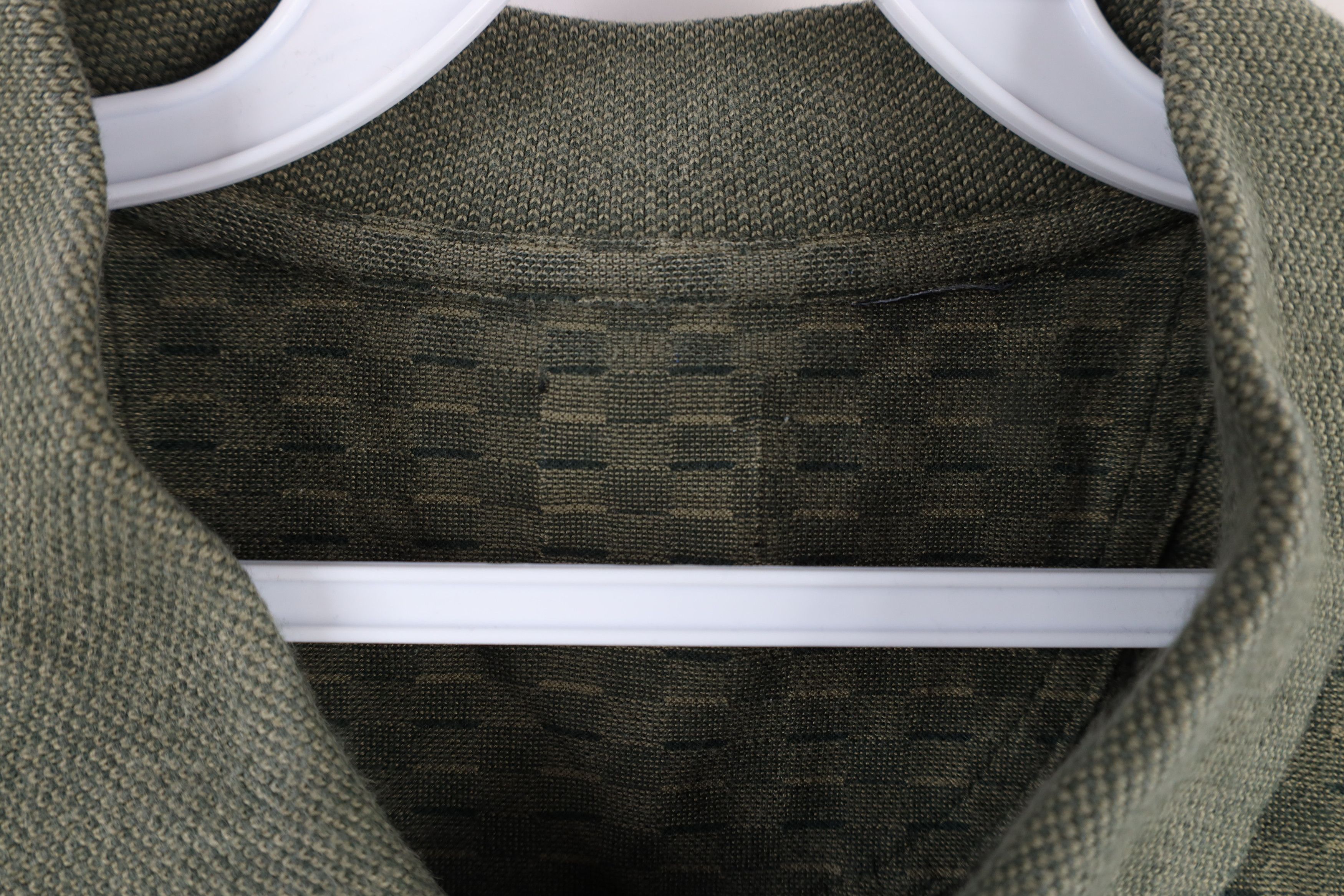 Vintage Vintage 90s Streetwear Knit Collared Polo Shirt Green Size US XL / EU 56 / 4 - 4 Thumbnail